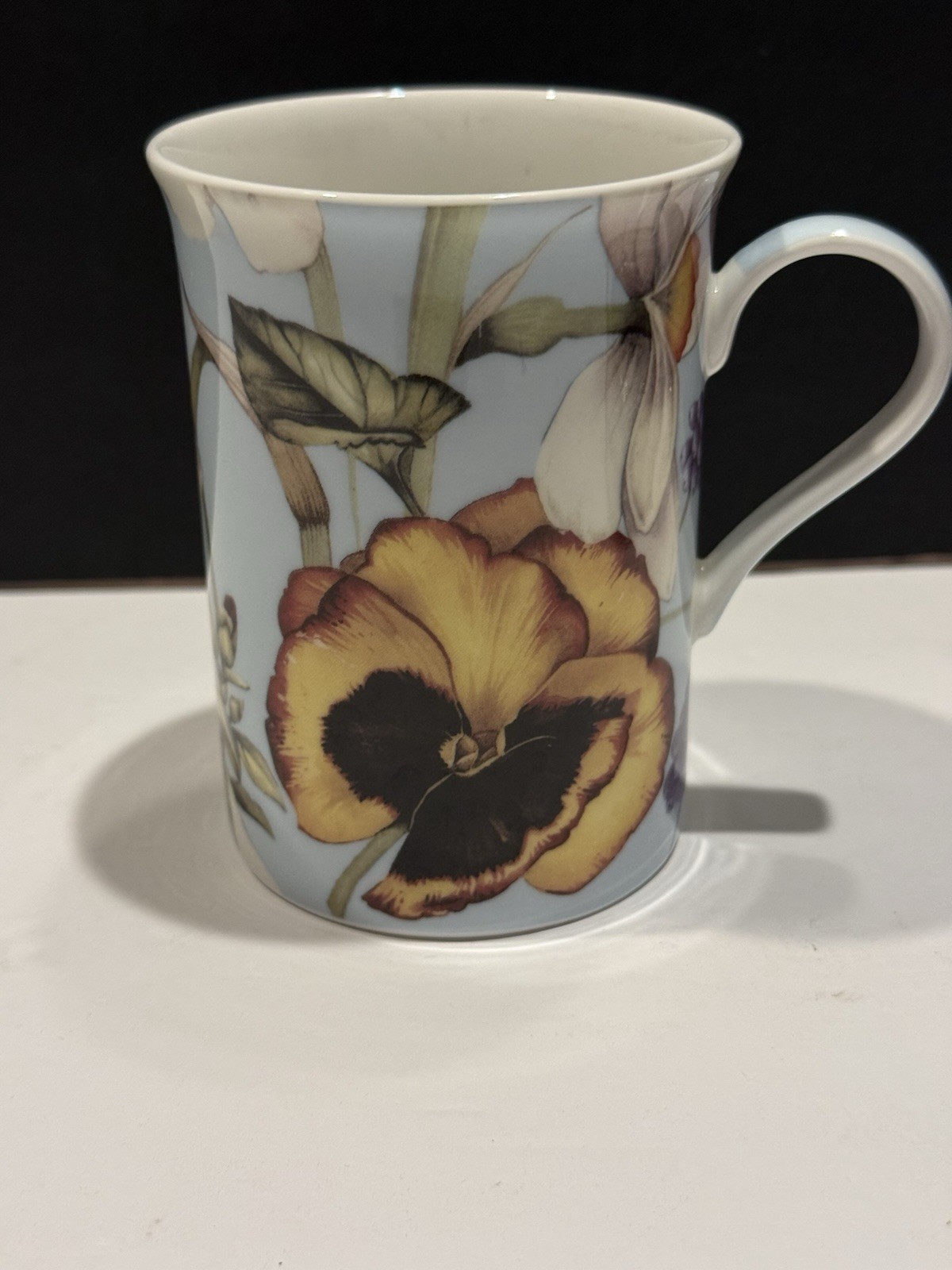 Flower Coffee Cup Mug Stechcol Gracie Bone China 10 oz Garden Colorful Floral