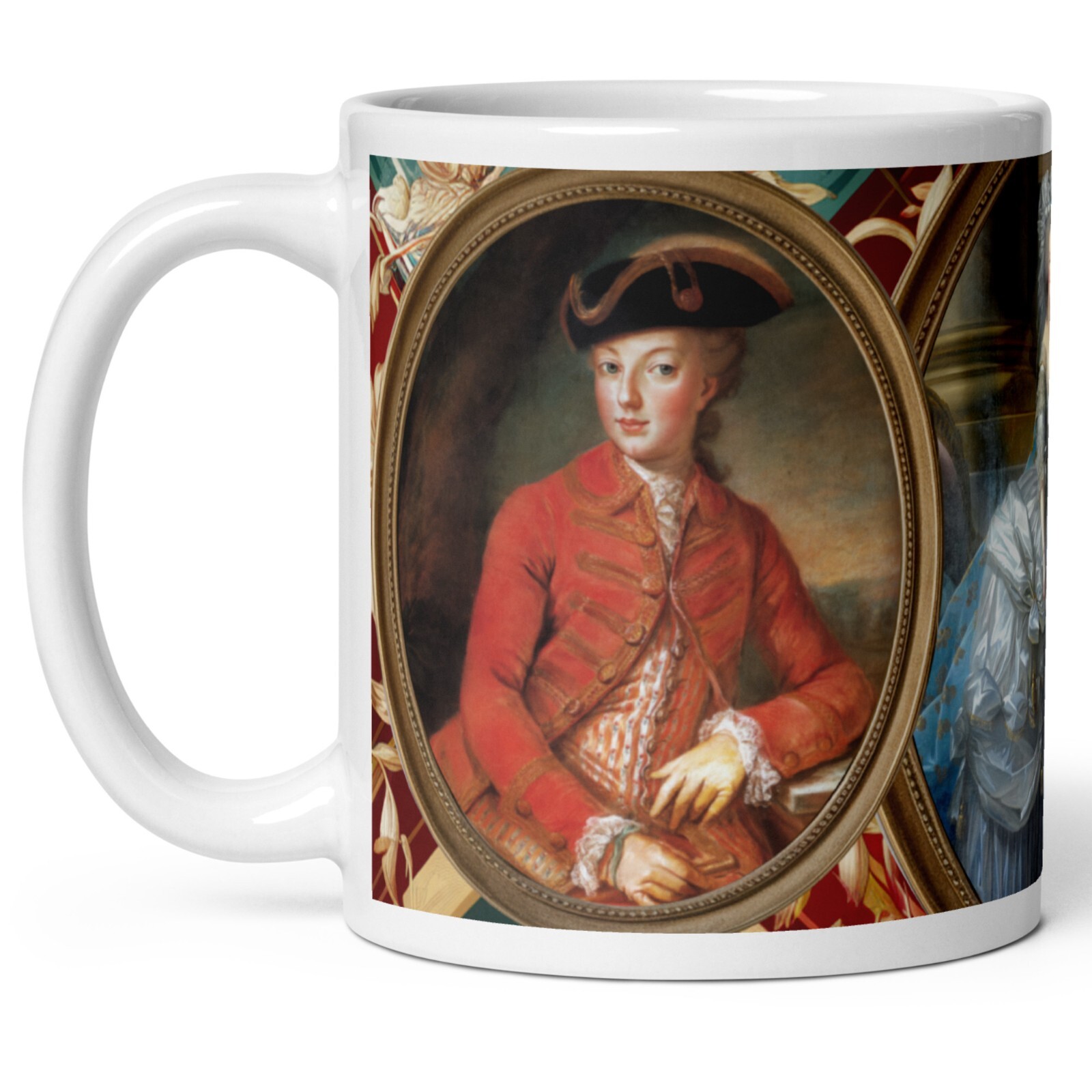 Marie Antoinette Mug – French Queen 3 Portraits | Royalty Gift, Historic Art Mug