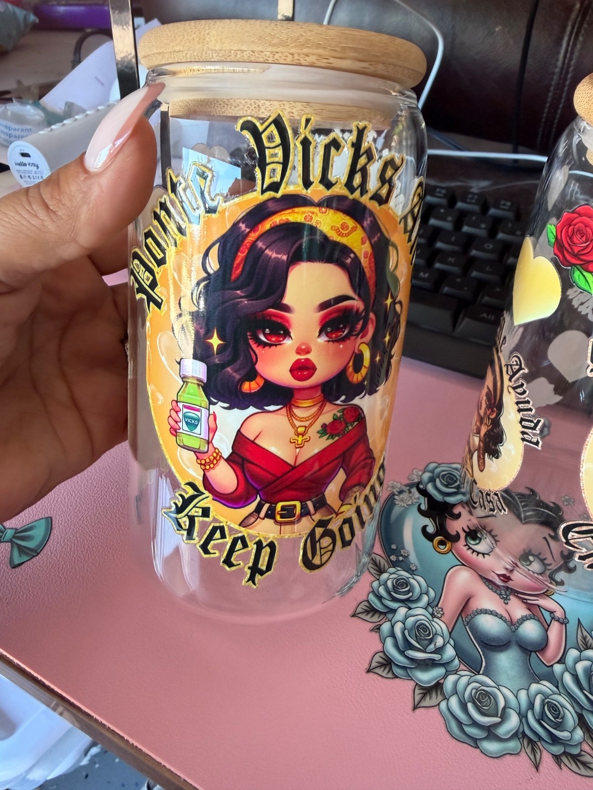 Chicana coffe cup
