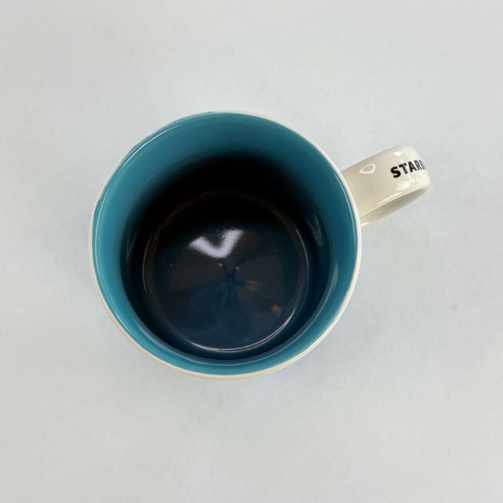 Starbucks Thailand Songkran Festival Coffee Mug White Blue Ceramic Souvenir