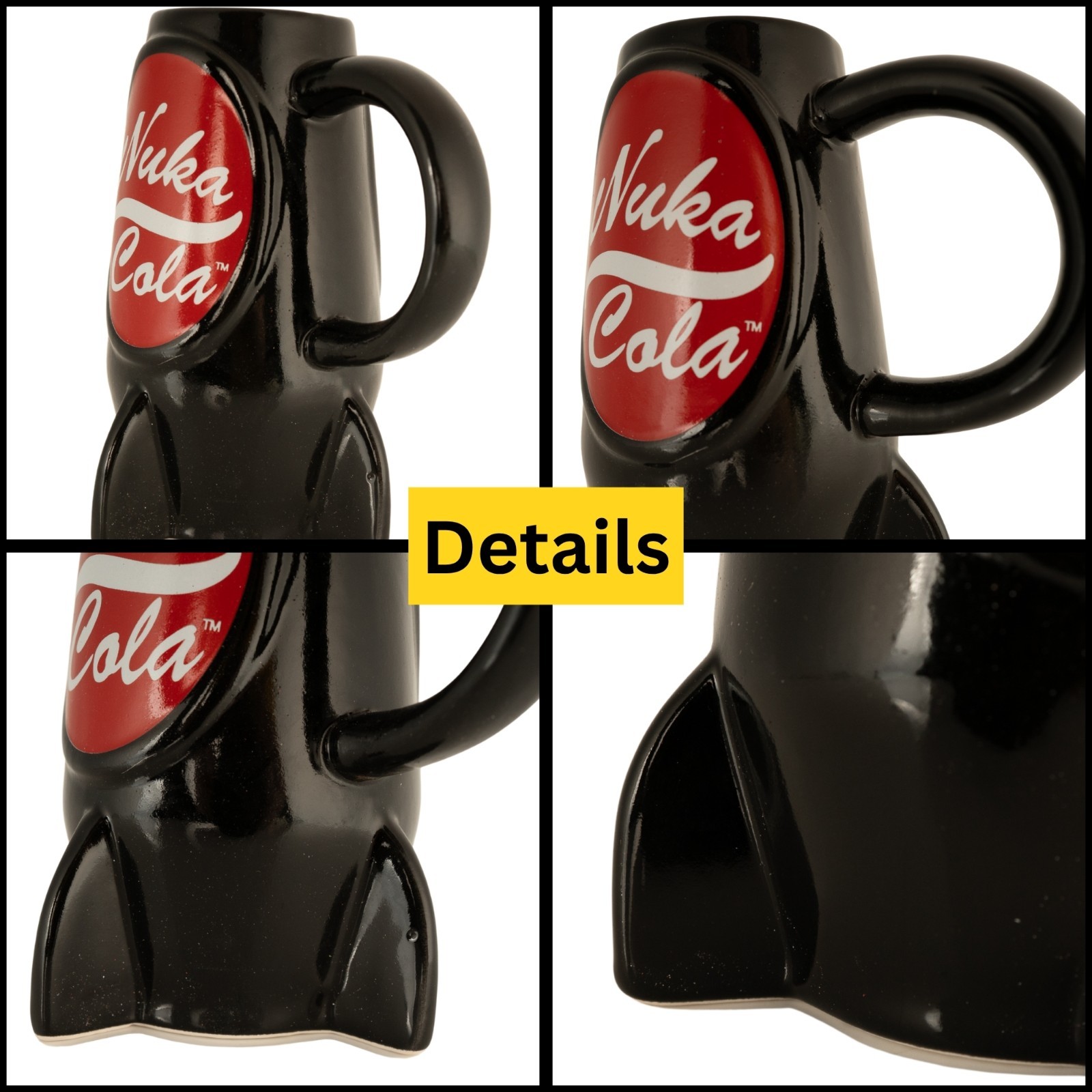 Fallout Nuka Cola Rocket Mug Gaming Collectible Ceramic Coffee Cup Gift