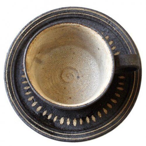 Mino Ware Ceramic Coffee Cup And Saucer Set Afternoon Tea Tableware Mug Plate