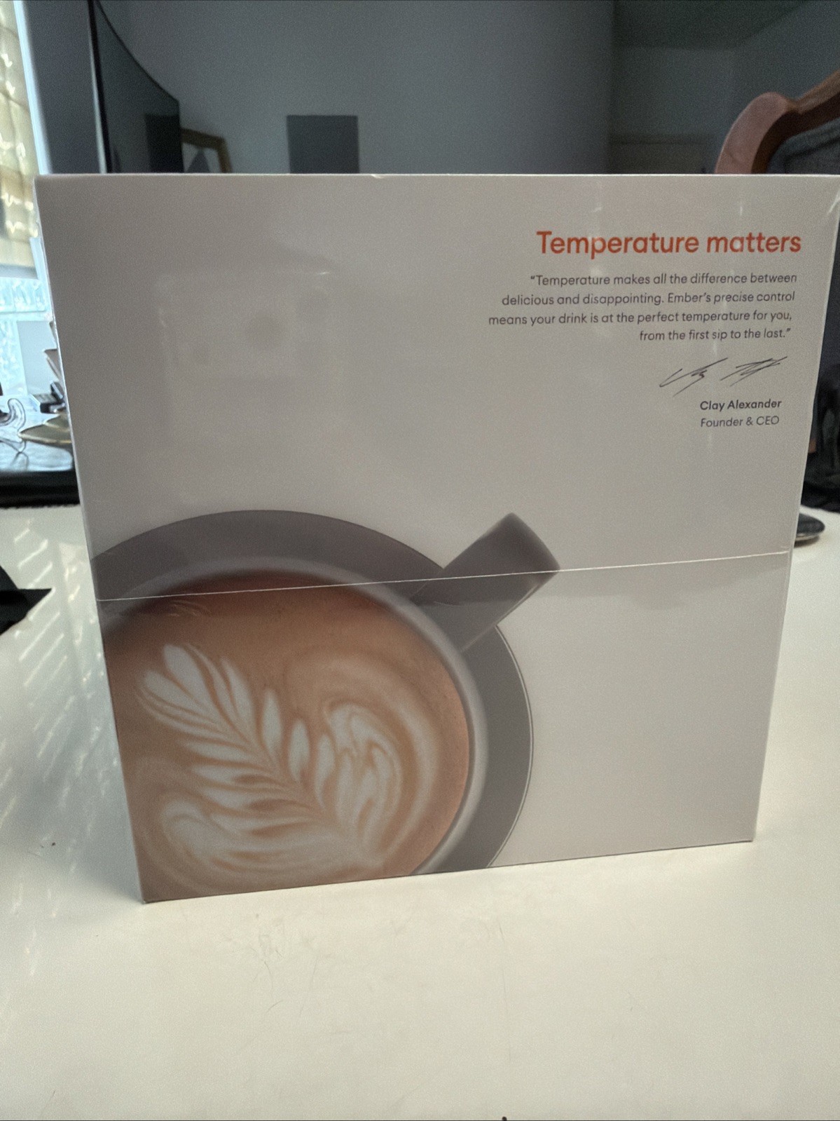 Ember Temperature Control Smart Mug 2 14oz Gray Heated Coffee Mug NEW Sealed