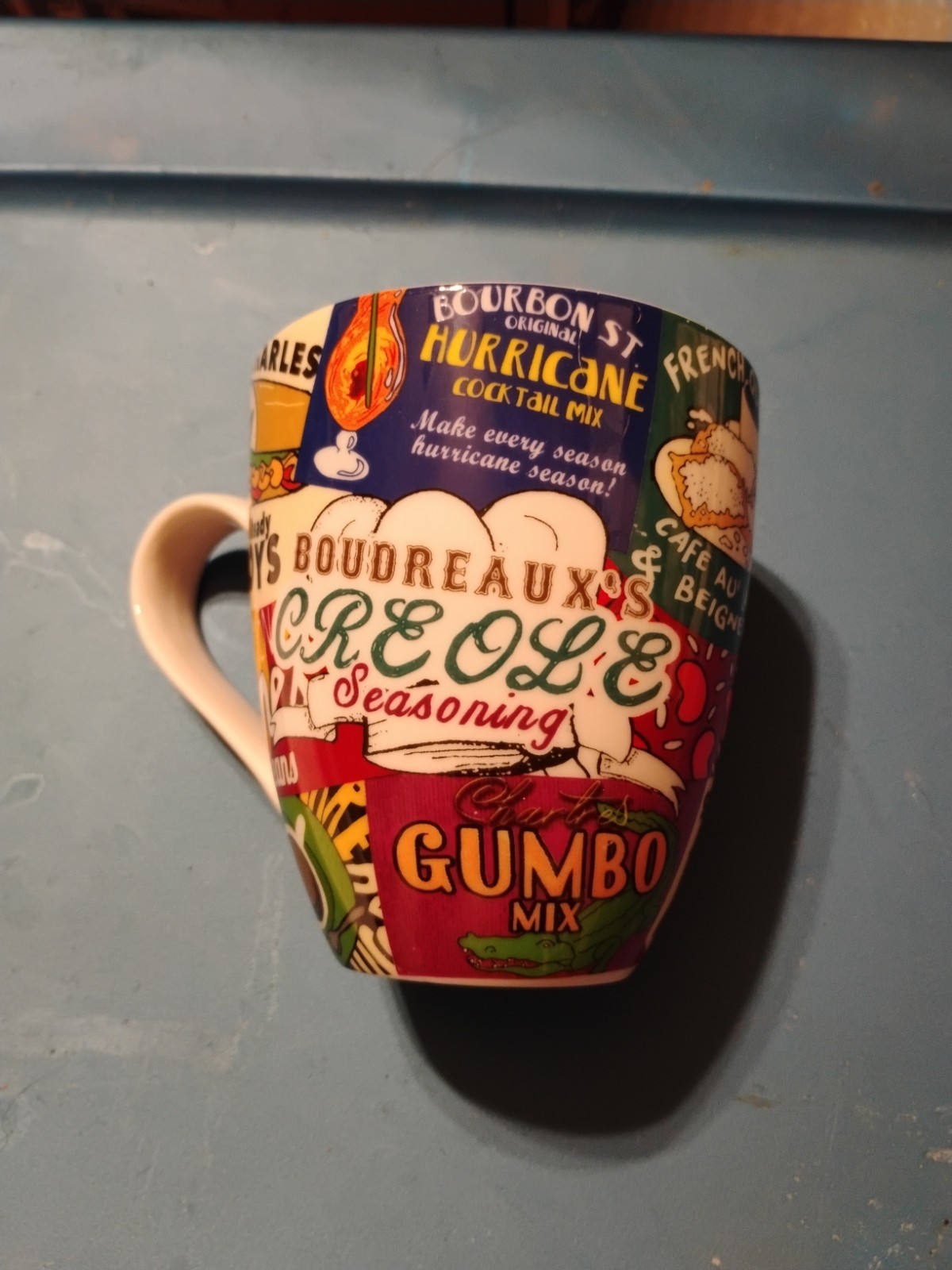 New Orleans Iconic Food Logos Replacement Mug