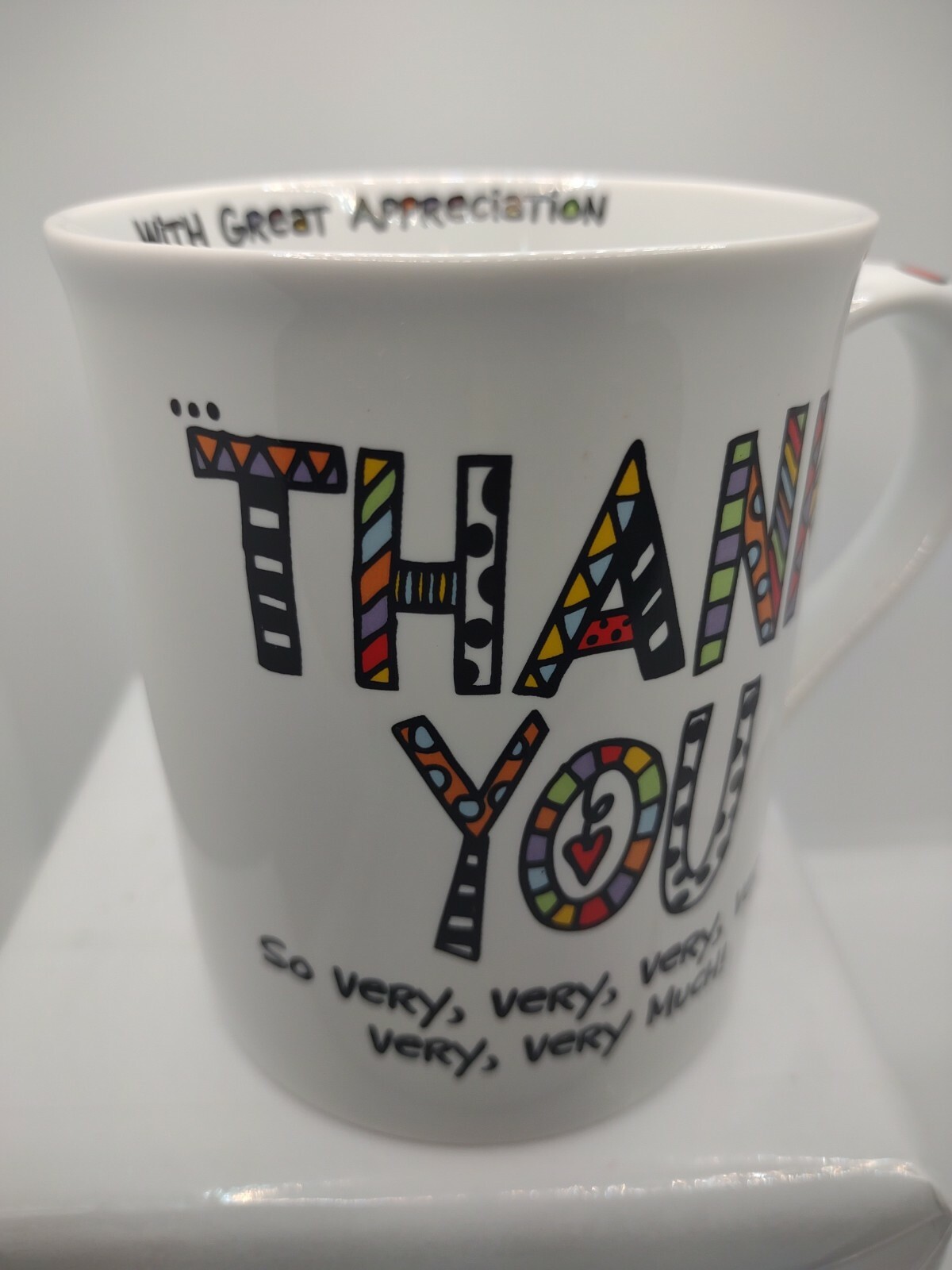 THANK YOU WITH GREAT APPRECIATION COFFEE MUG COFFEE TEA CUP Art Deco Mug B187
