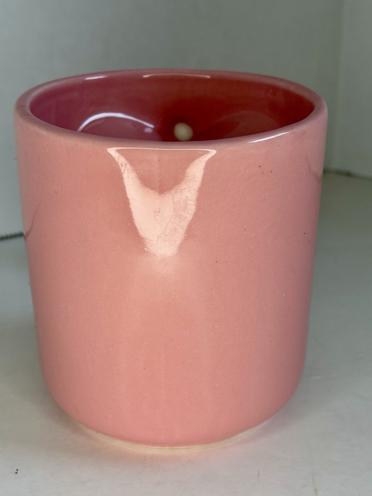 Target 13 fl oz Stoneware Heart Handle Mug Pink Threshold