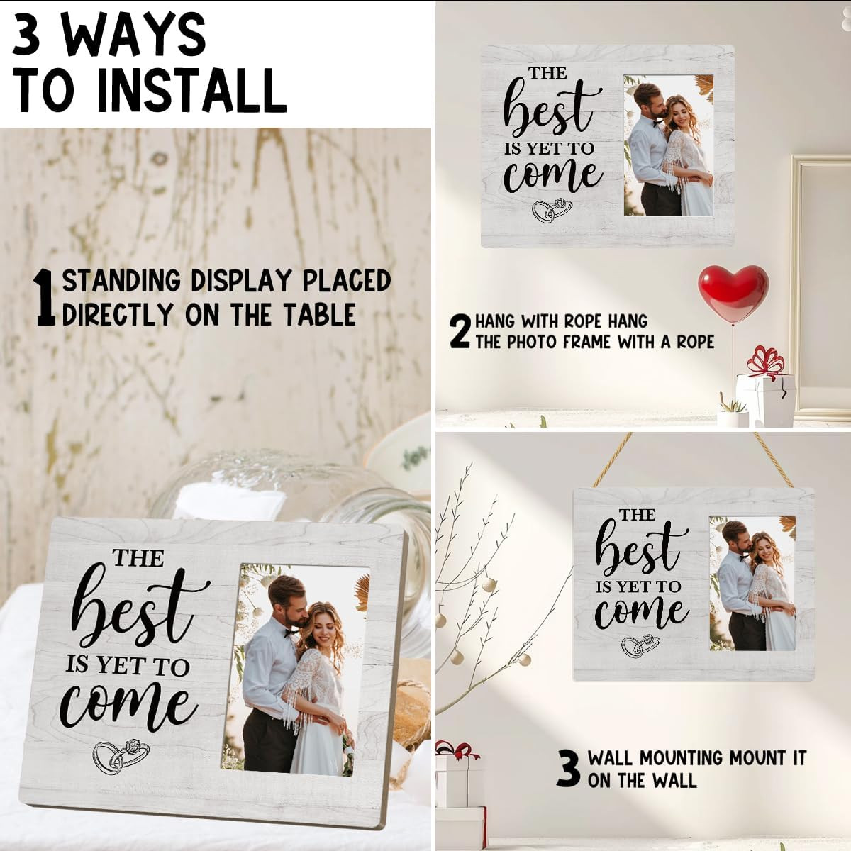 Engagement Gifts for Couples, Engagement Gifts for Women, Happy Engaged Picture