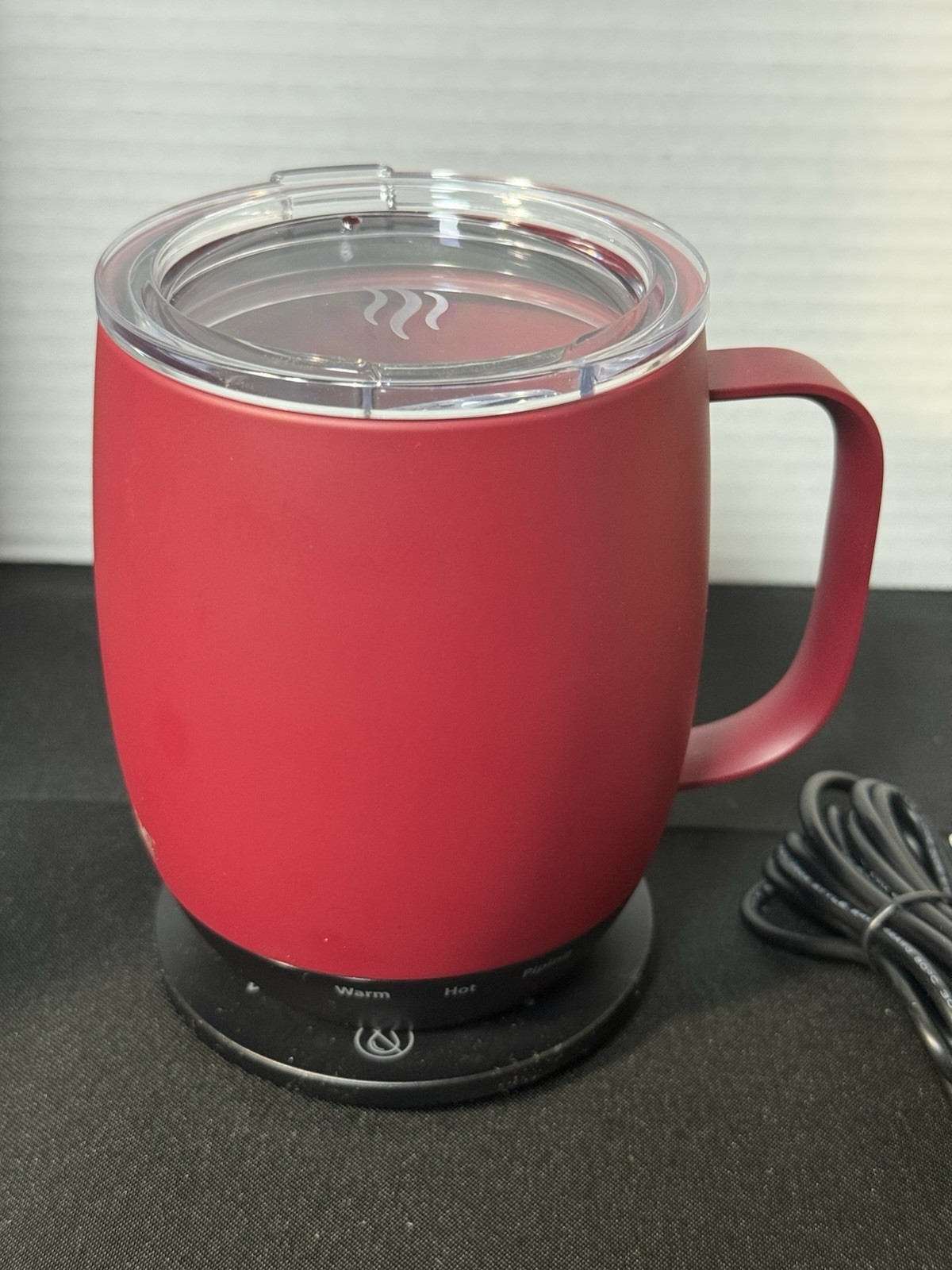 Nextmug – Temperature-Controlled, Self-Heating Coffee Mug (Dusty Rose – 14 oz.)