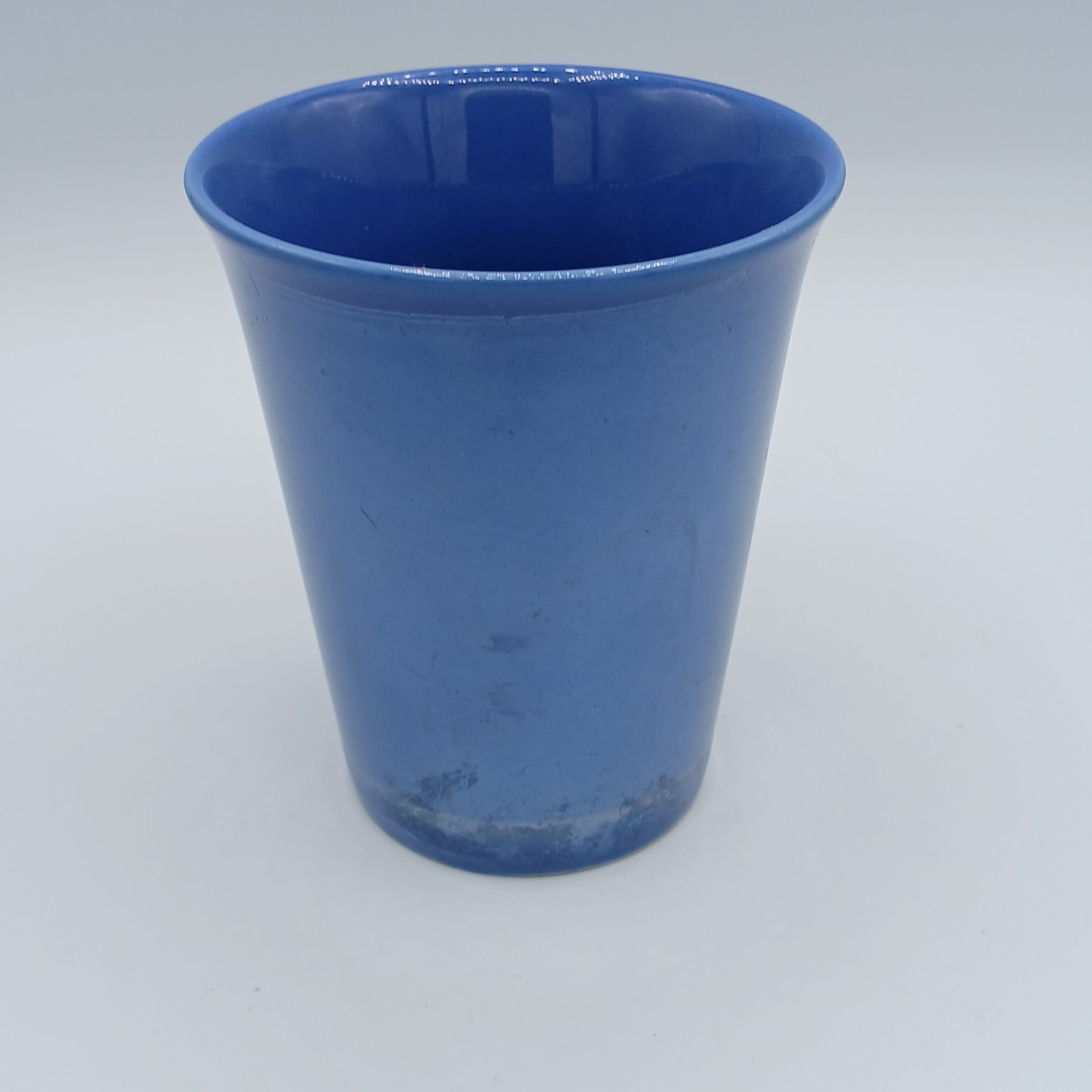 Crate & Barrel Blue Coffee Tea Mug Cup Made In Thailand 10 Oz