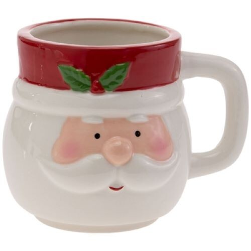 Festive Santa Stack Mug Duo