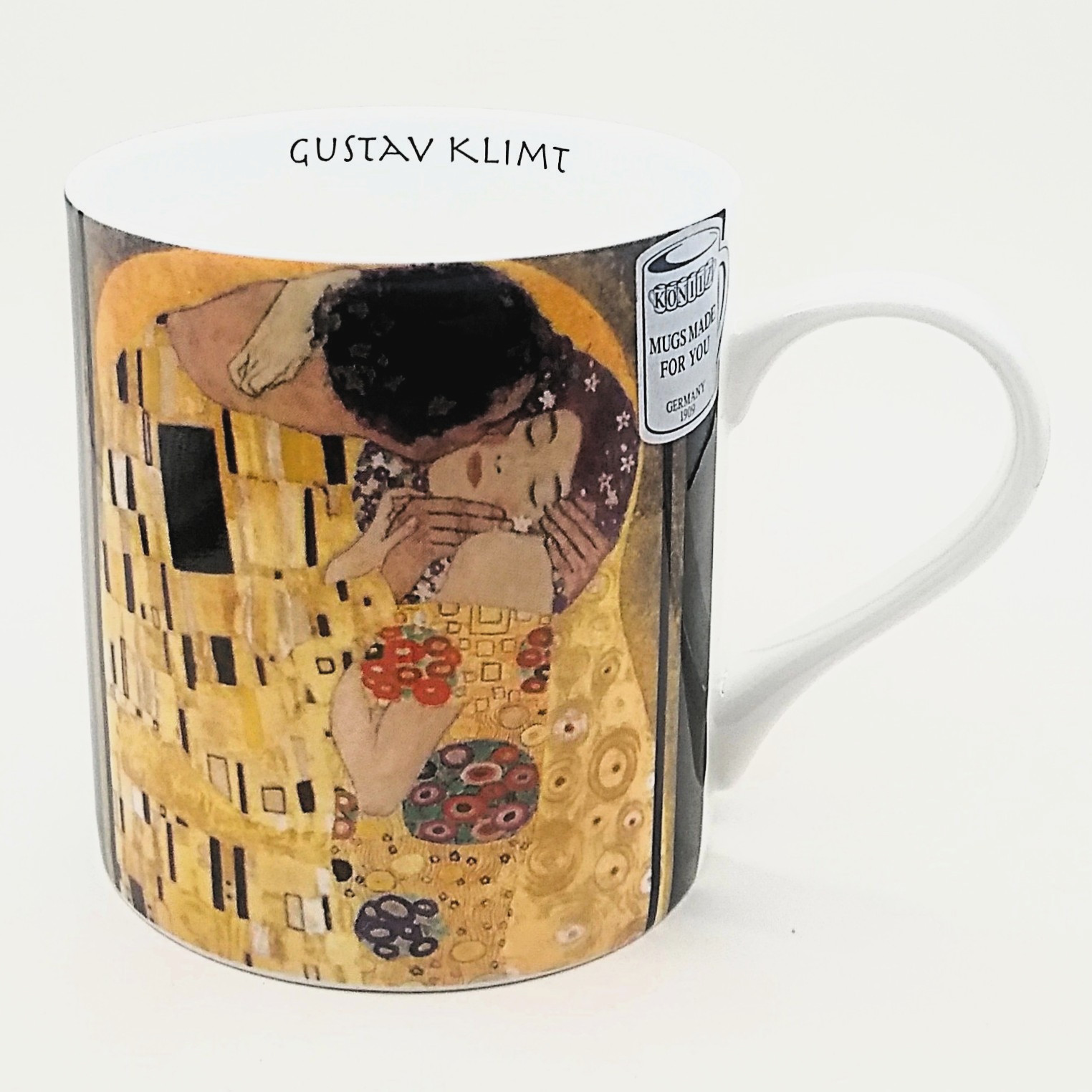 KONITZ Gustav Klimt – Der Kuss (The Kiss) 12oz Coffee Mug Fine Art Romance Love