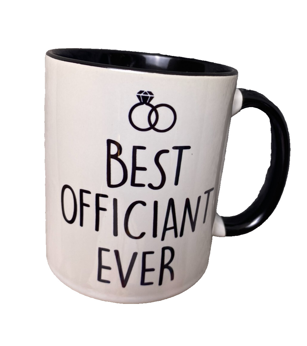 Wedding Officiant Gift Coffee Mug Cup Ceramic Thank You Marry Married