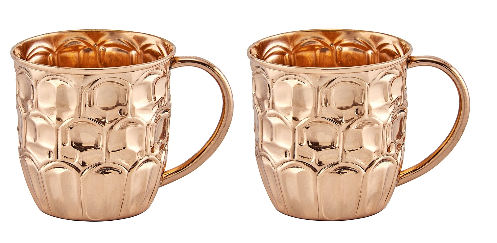 Old Dutch 20 oz Solid Beer Krugs (Set of 2), Copper