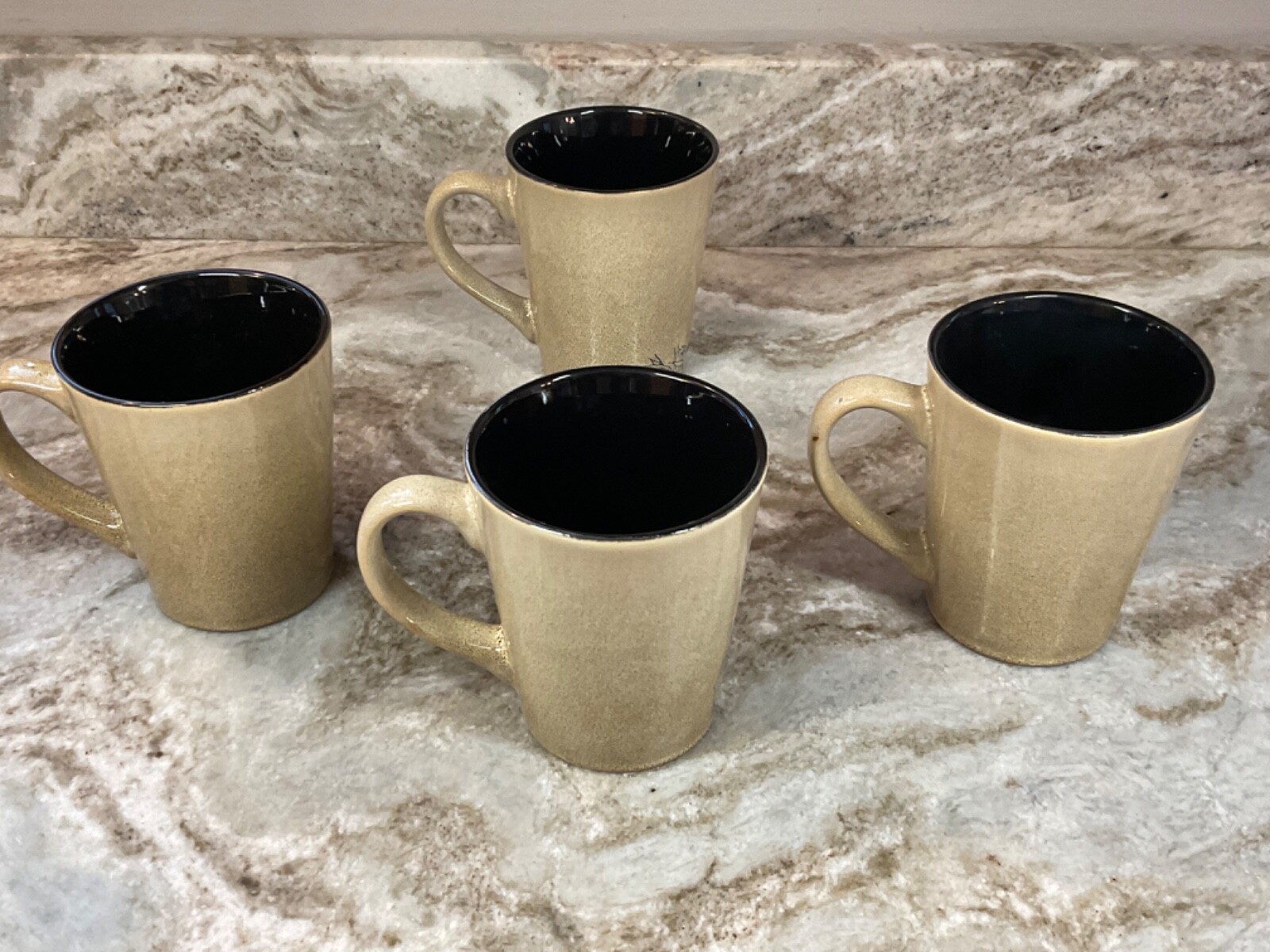 Coffee Mugs Mossy Oaks Wildlife. Moose, Deer, Bear And Duck. Set Of 4. New