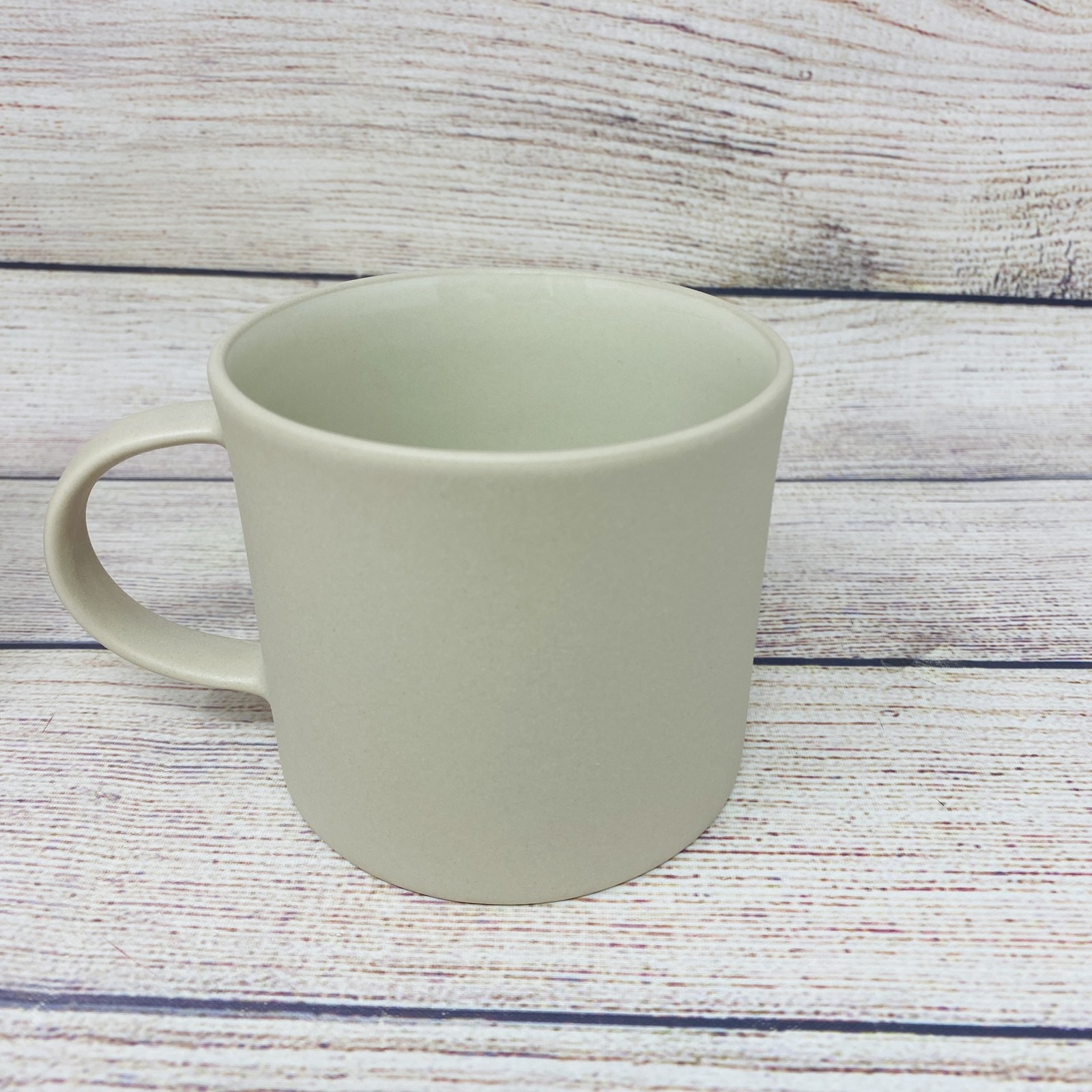 Blue Bottle Coffee Moheim Stone Mug Beige Greige Minimalist Coffee Tea Cup NEW