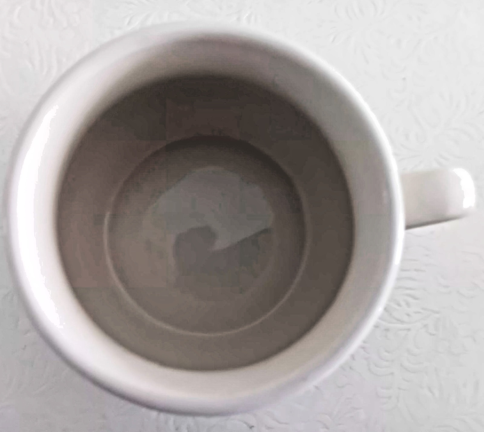 Ceramic Soup Mug Onion Soup Recipe Print White with Handle Food & Drink MINT