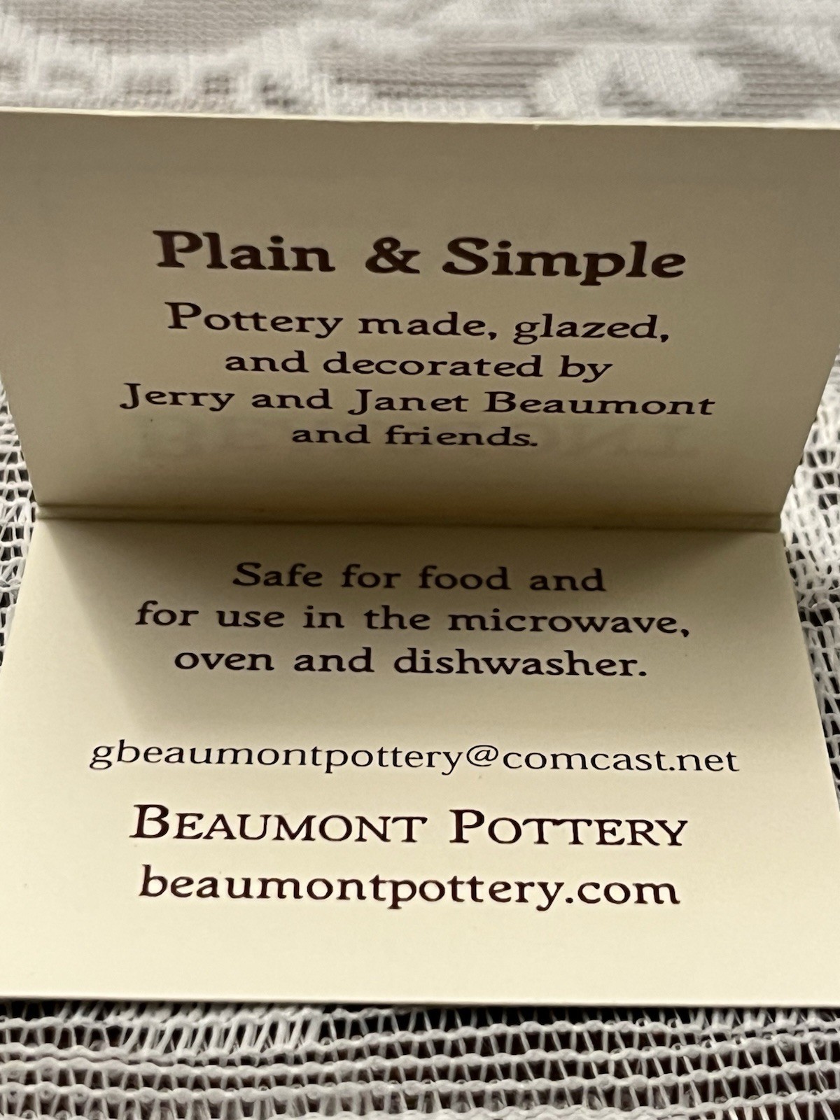 J. Beaumont Pottery Coffee Mug 3″ Tall Hand Made Glazed Decorated 2021