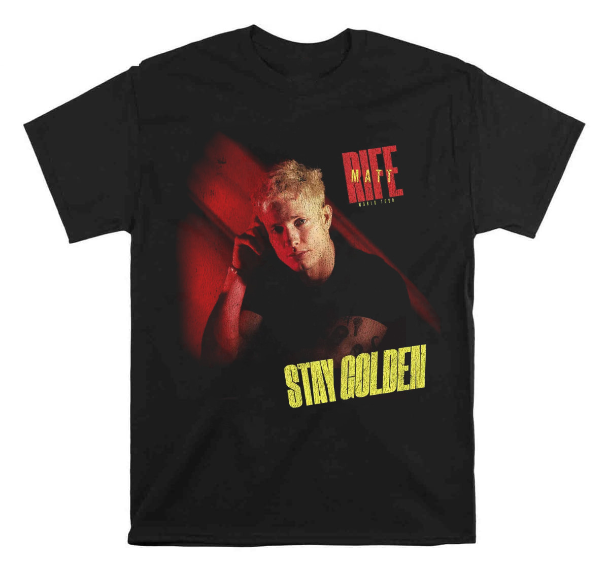 Rare! Hot Matt Rife Singer Cotton Black S to 5XL Concert Shirt CA122