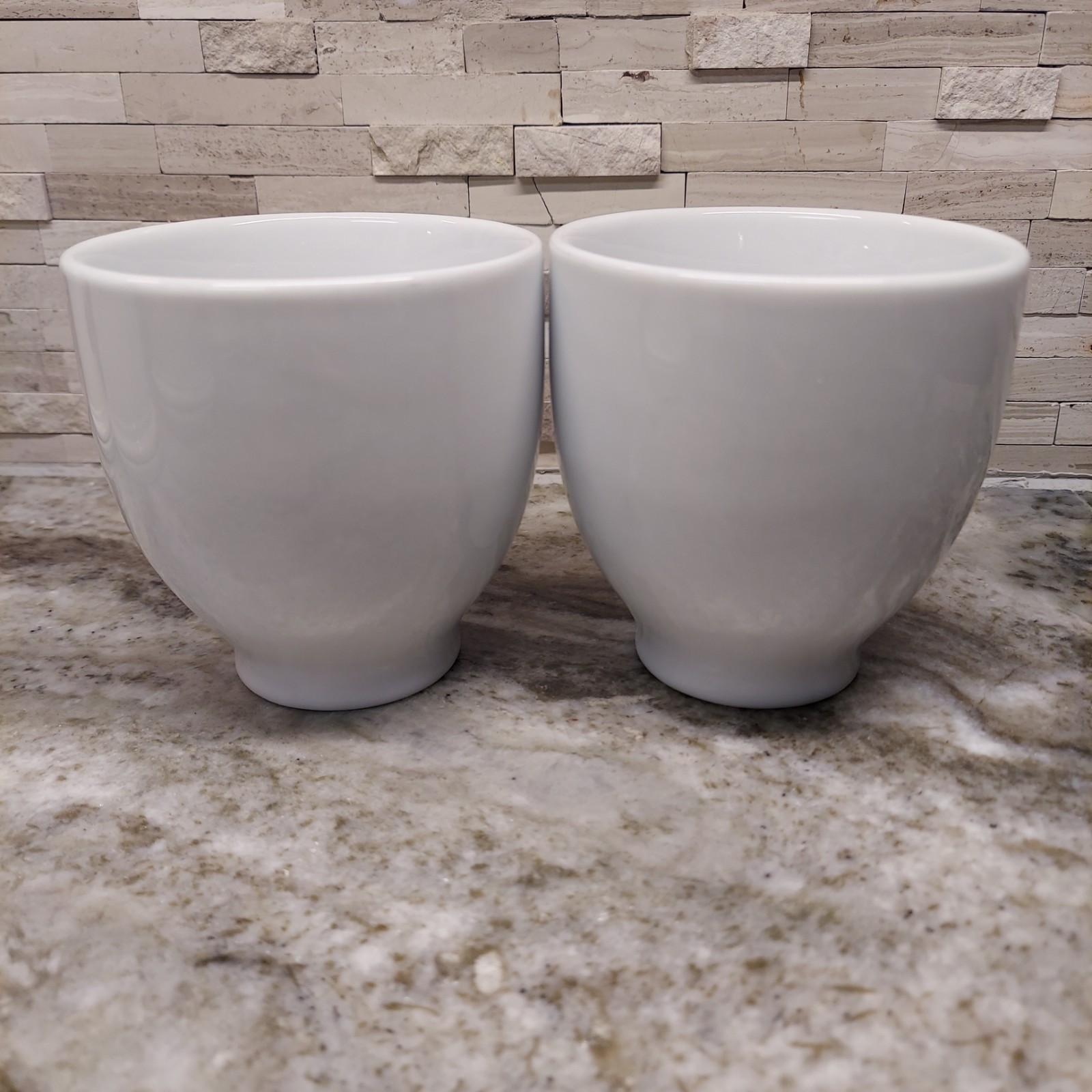 Set of 2 BIA Cordon Bleu Ceramic Coffee Mugs White – Microwave & Dishwasher Safe