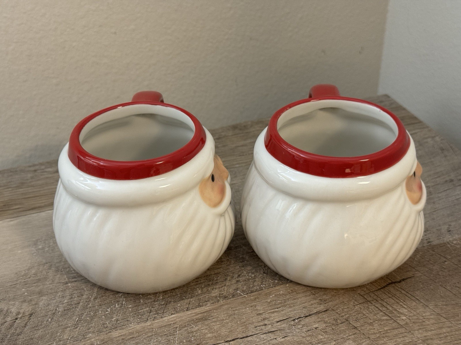 Santa Mugs 2024 Christmas Coffee Hot Chocolate Cup Holiday Mug Set Of 2