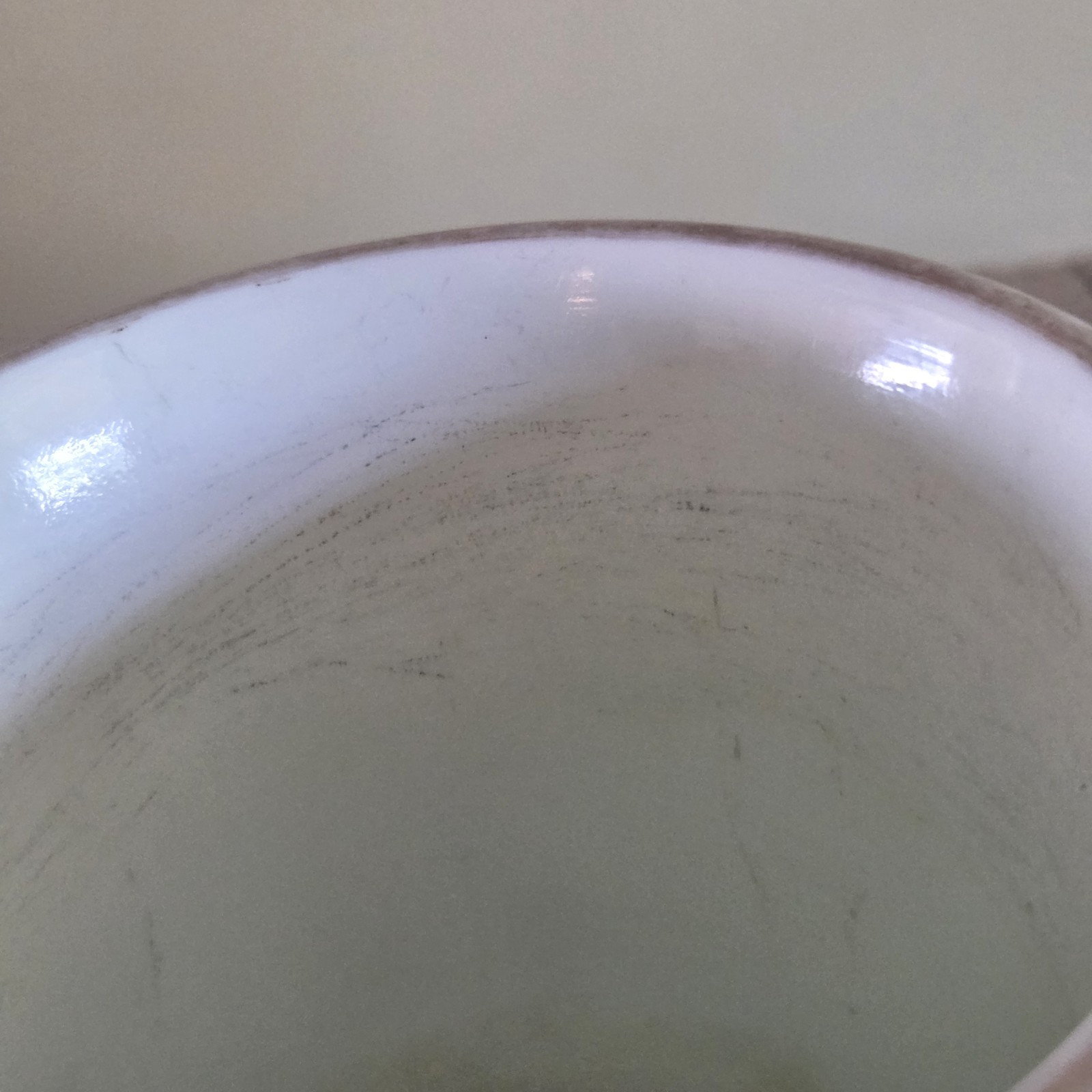 Antique 1920s Kewpie Rose O’Neill Wilson Thick White Milk Glass Coffee Mug