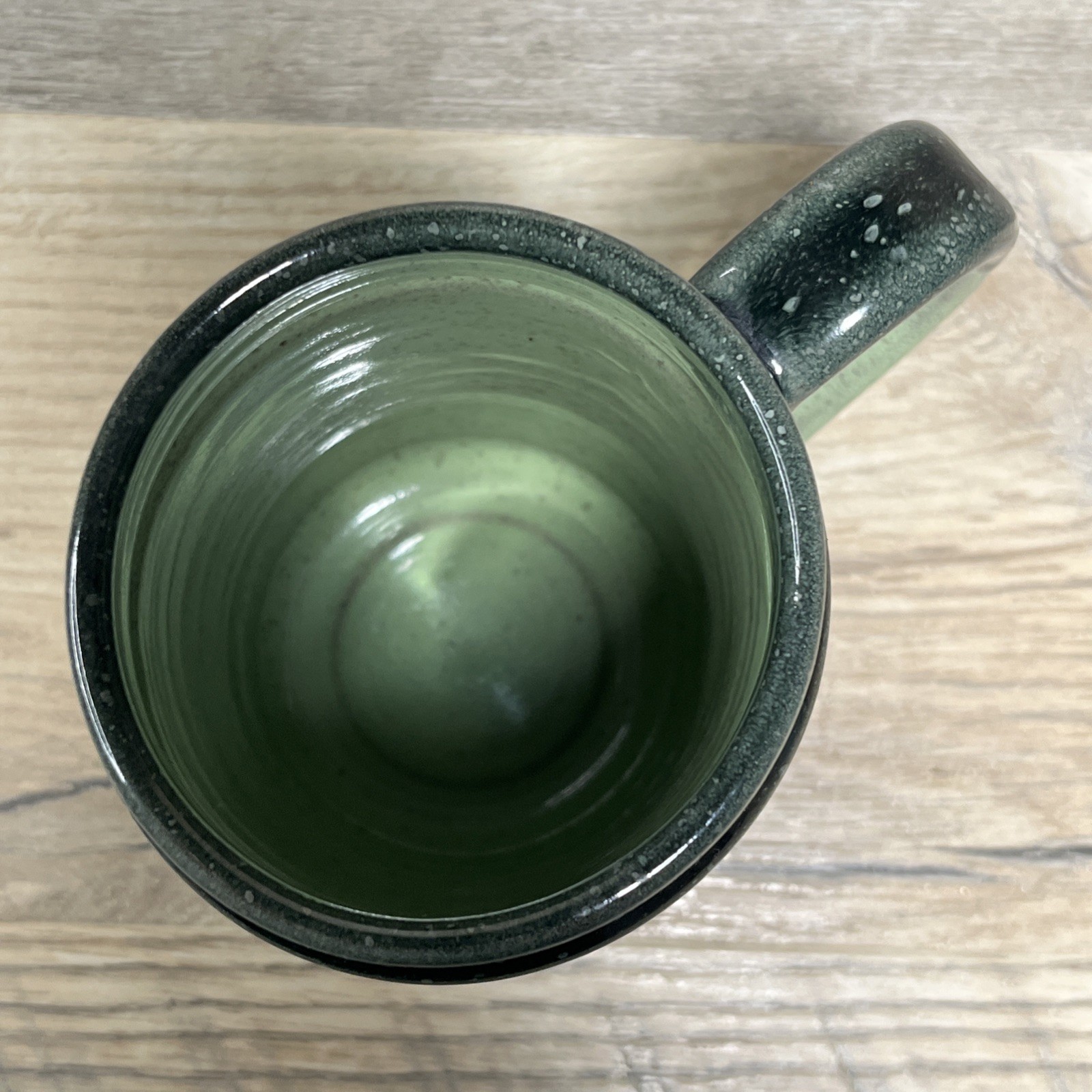 IRON HILL BREWERY 2019 Club Member Mug Green Drip Glaze Pottery Stoneware Stein