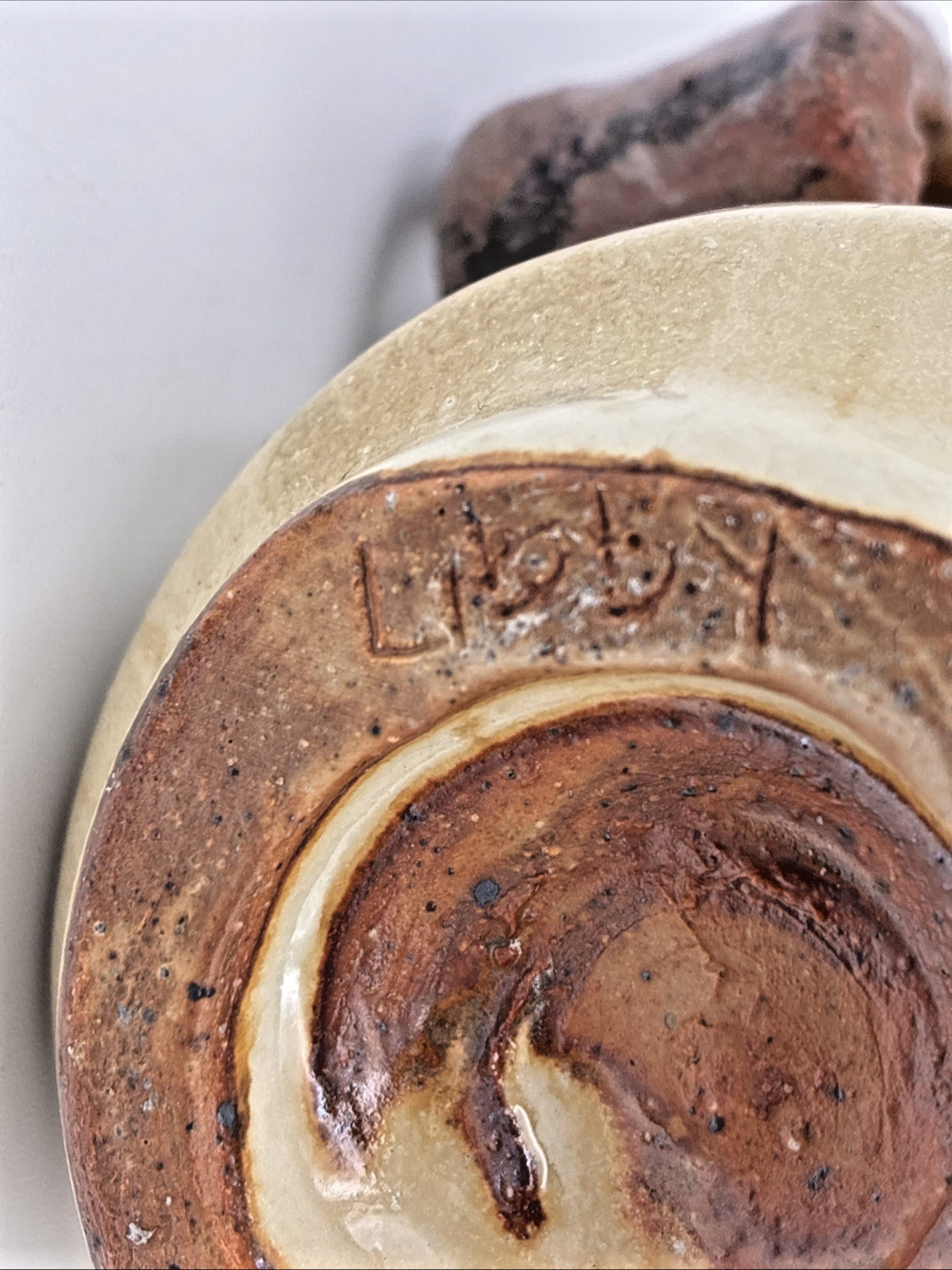 Vintage Handcrafted Brutalist Studio Pottery Mug Cup