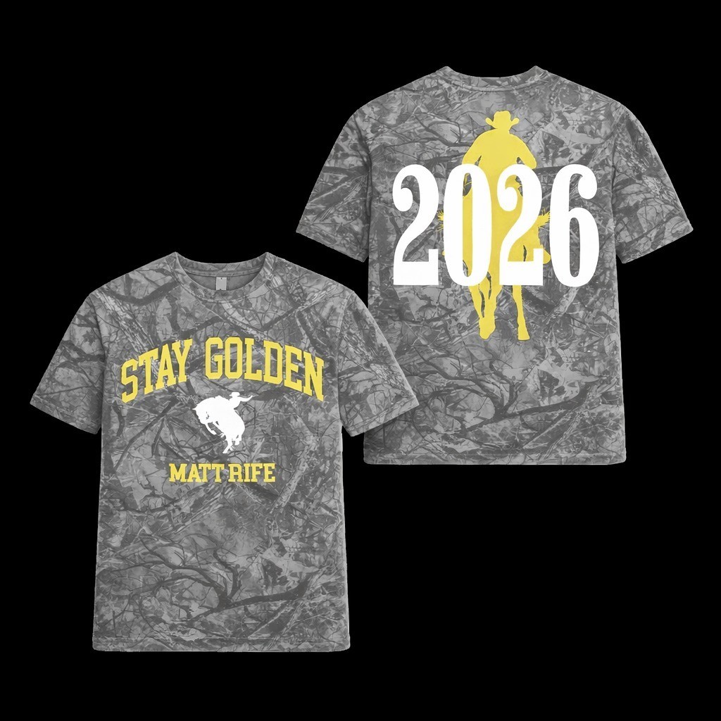 New Matt Rife Stay Golden Tour 2026 S to 5XL 3D Shirt All Over Print CA125