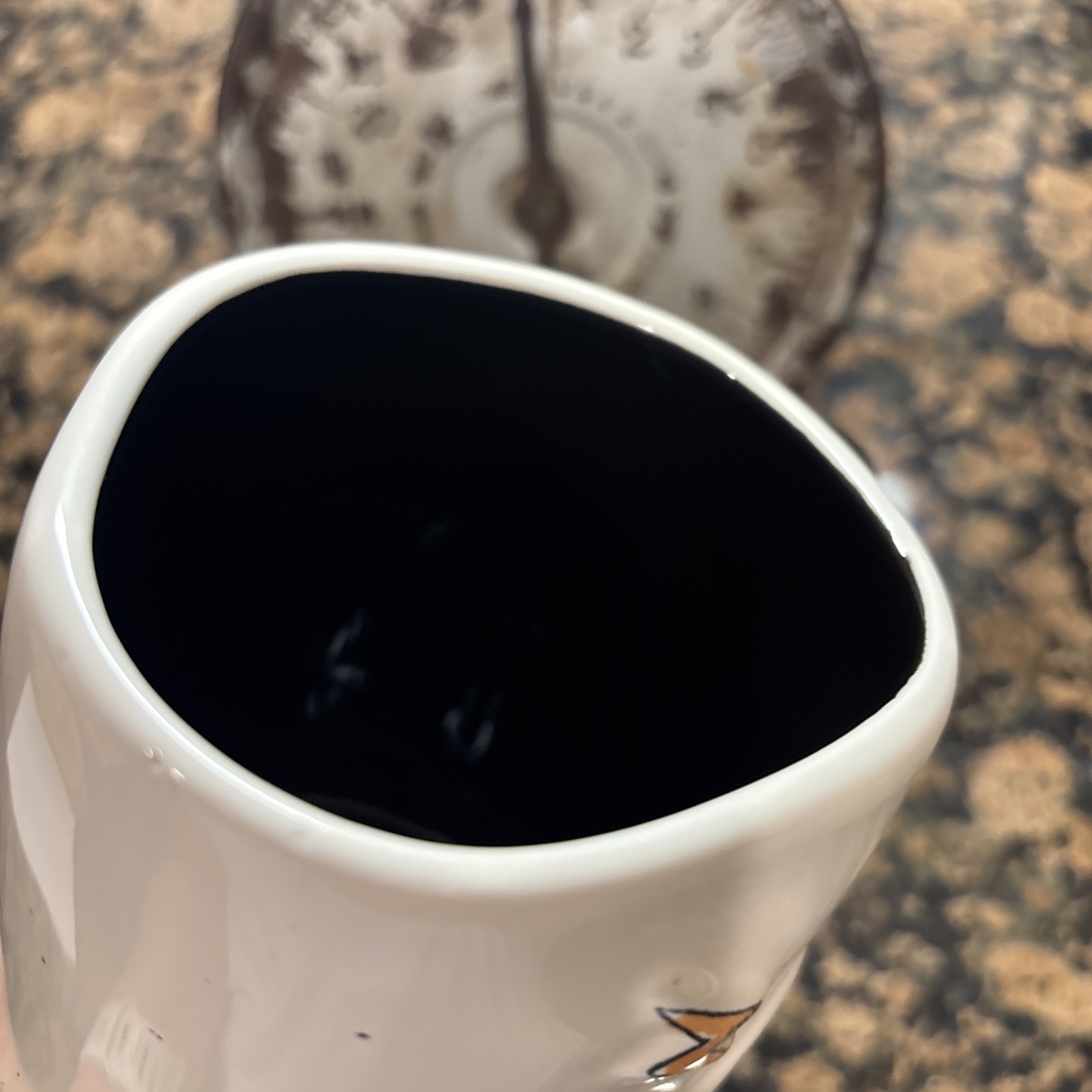 Rae Dunn Harry Potter Coffee Mug Lightning Bolt Glasses White Black Ceramic Cup