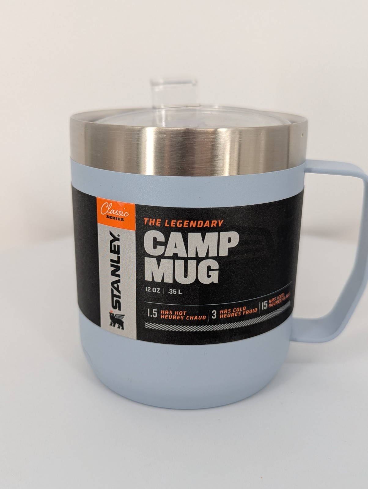 new STANLEY Classic Legendary Camp Mug Cup & lid Coffee ☕ 12oz Dreamscape Blue