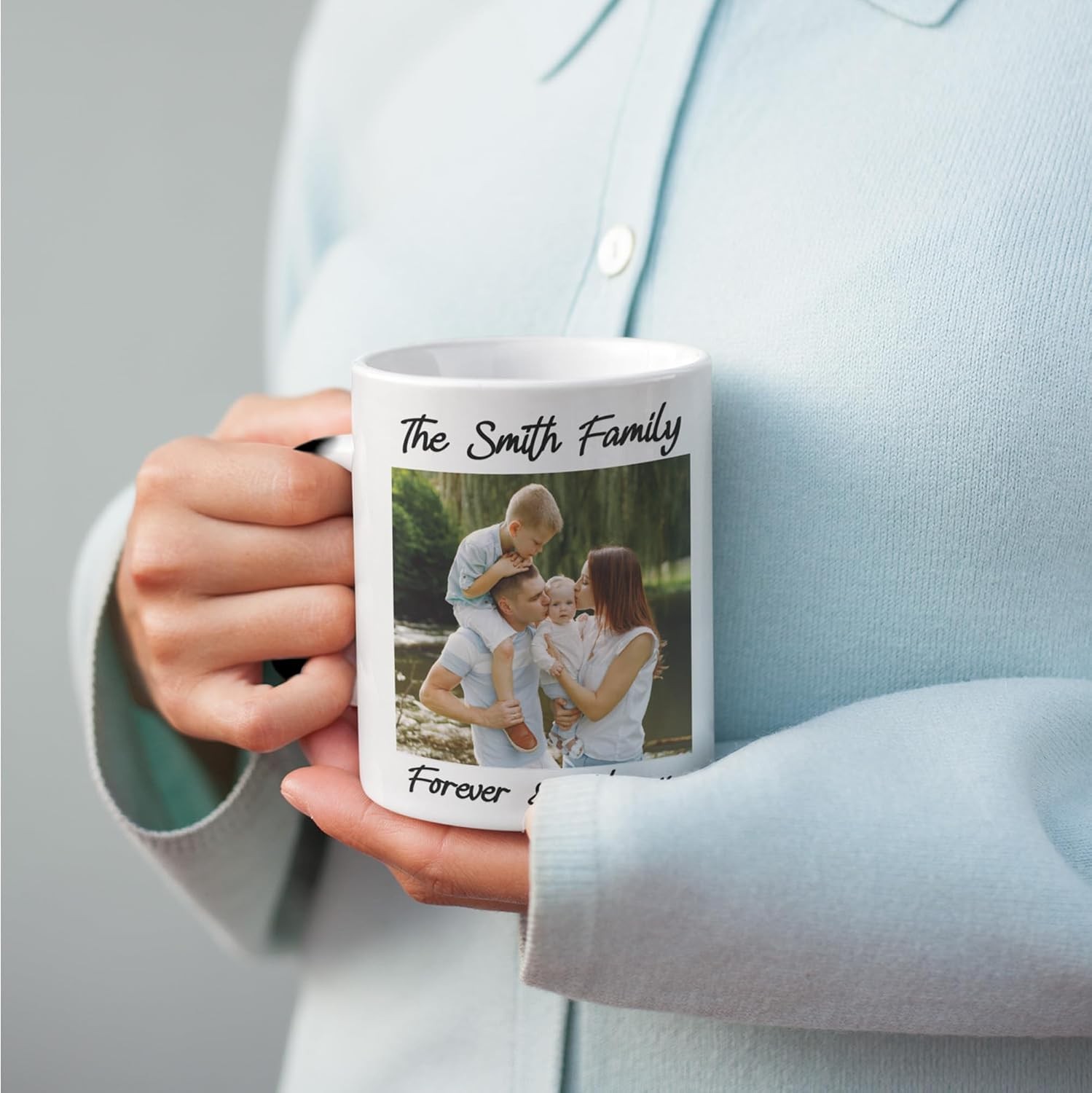 Personalized Coffee Mug, Custom Pictures & Text & Pattern Magic Ceramic Mug 11oz