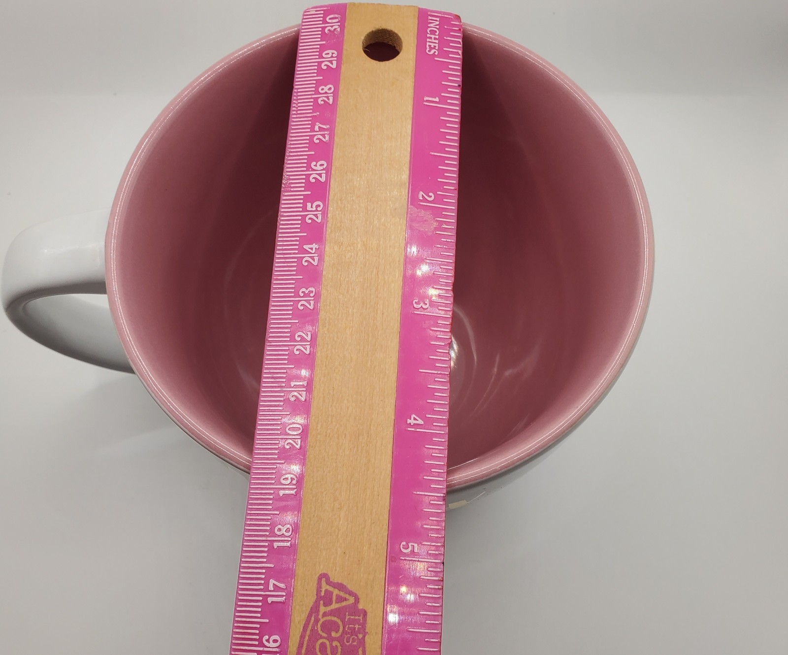 “Wifey for Lifey” White/Pink/Gold 16 oz Coffee/Tea Mug, Gold Ring Stamp Inside