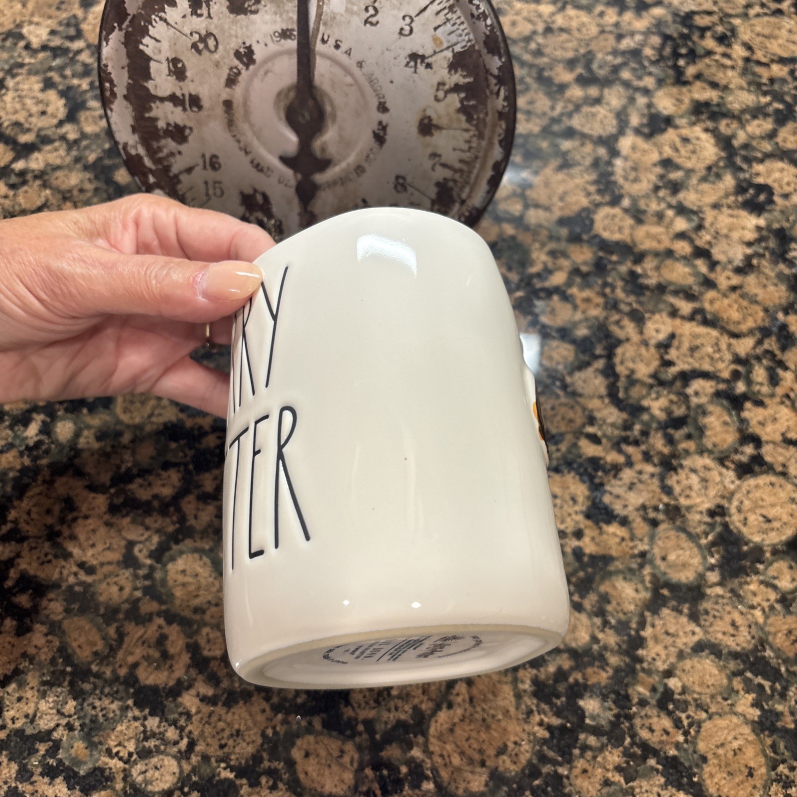 Rae Dunn Harry Potter Coffee Mug Lightning Bolt Glasses White Black Ceramic Cup