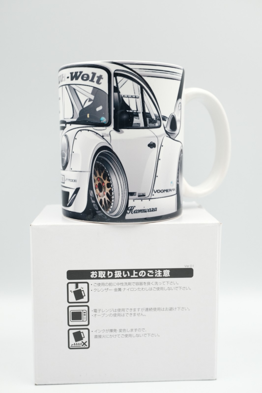 RWB RAUH-Welt Begriff PORSCHE 930 Ceramic Coffee Tea Mug White