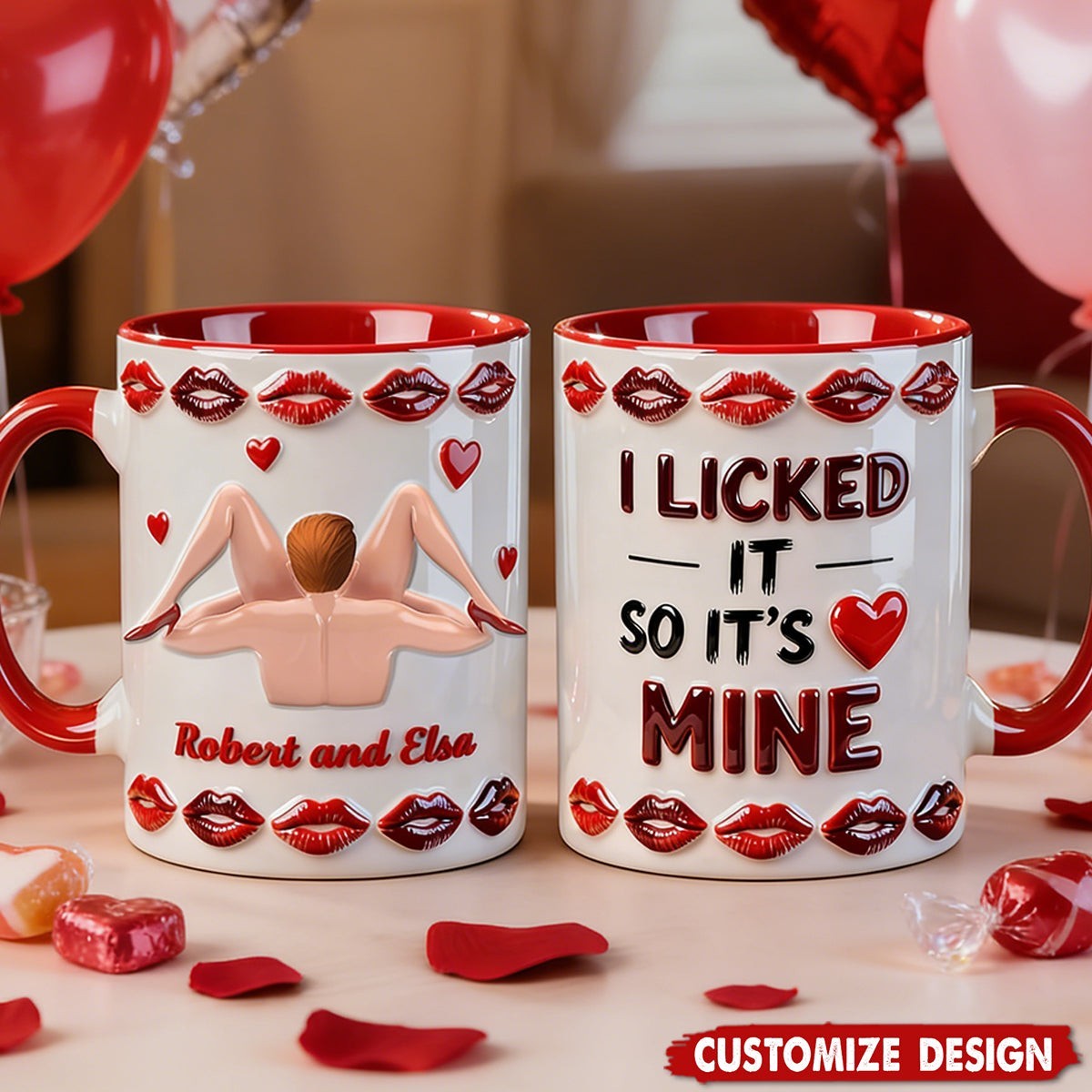 Funny Coffee Accent Mug – Personalized Gifts For Couple Mug