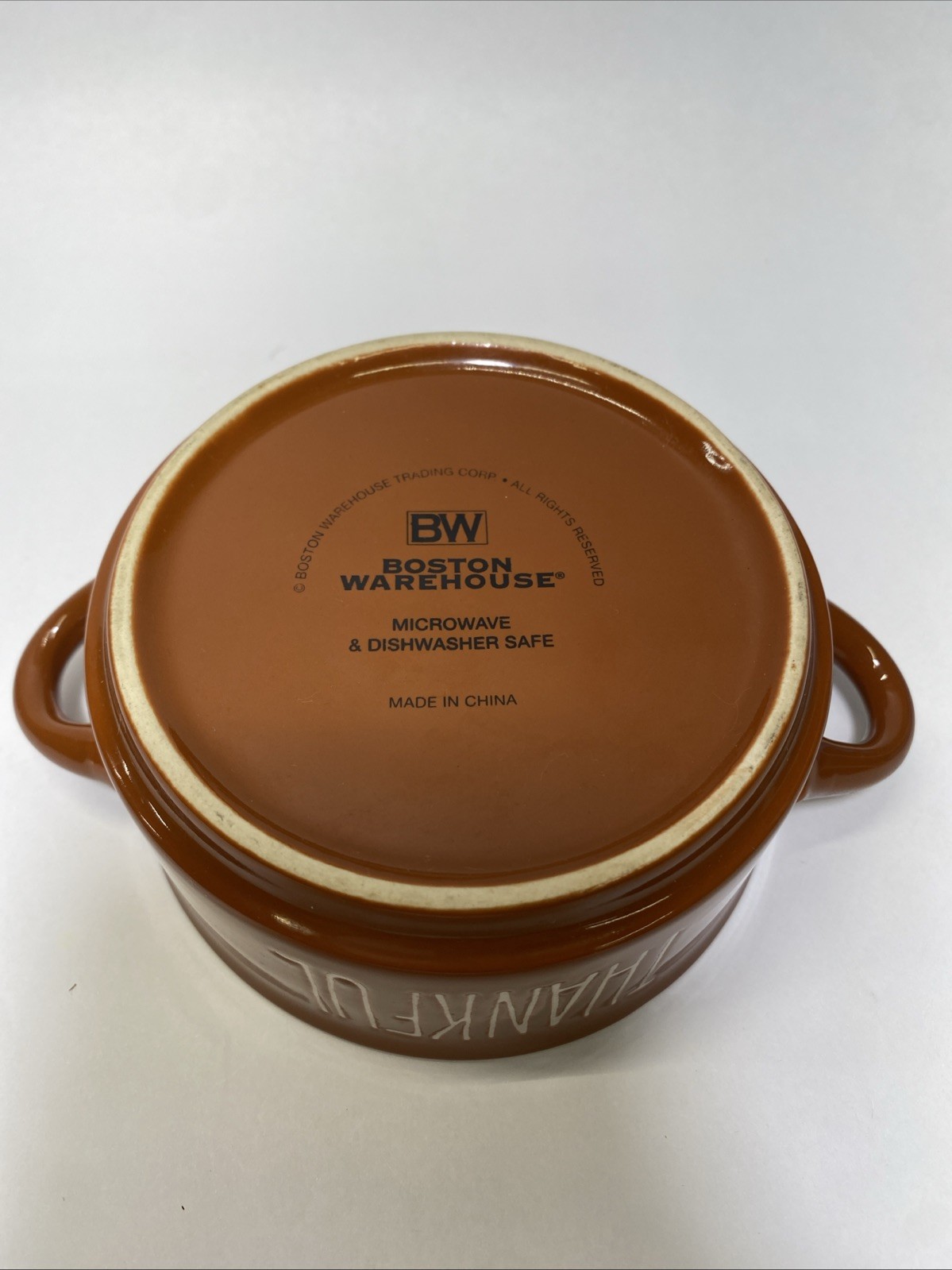 Boston Warehouse Stacked 4.25” Cereal/Soup Bowls In Rack Fall Colors-Gently Used
