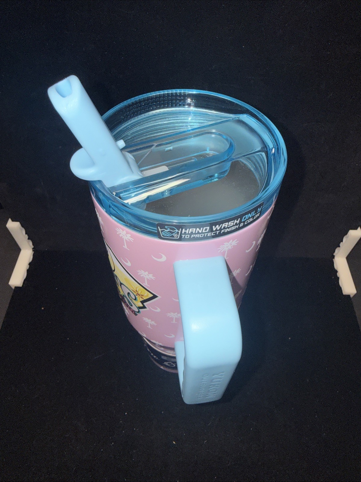 Rare South Carolina Palmetto 40oz Bucees Tumbler With Built In Straw.