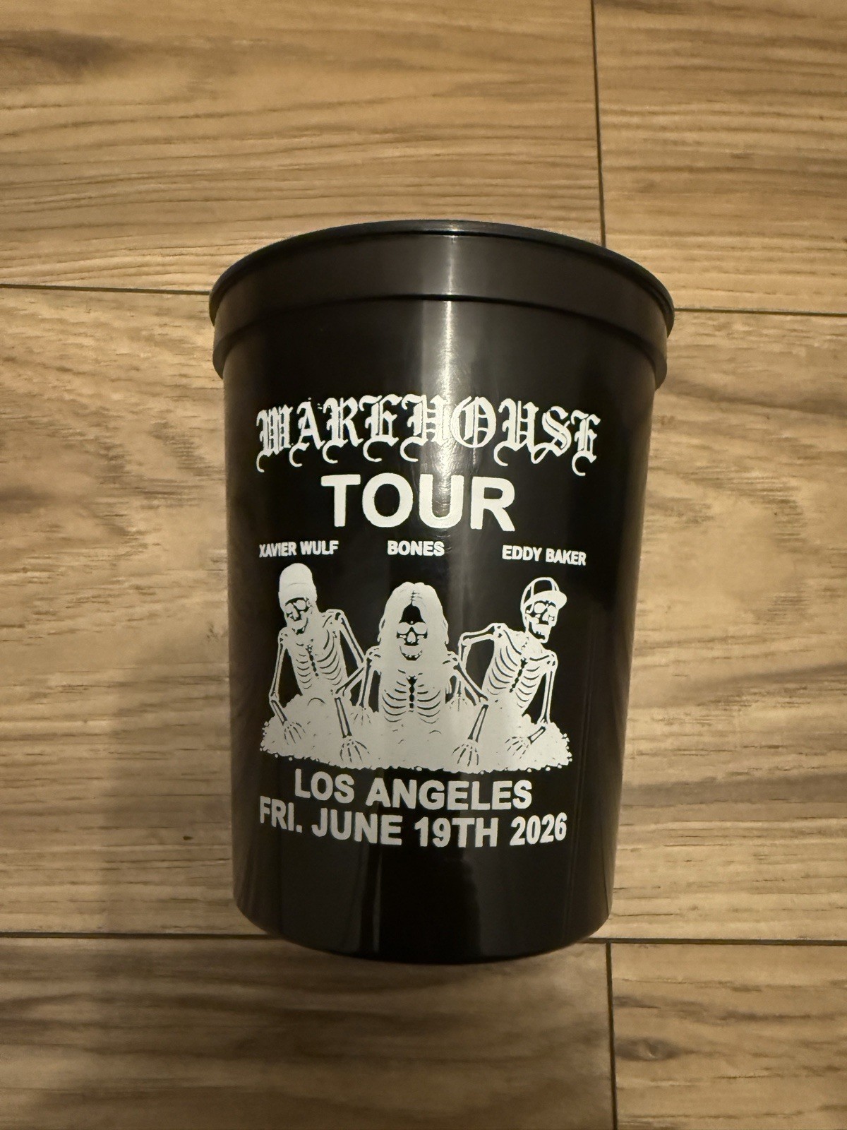 “Warehouse Tour “ Bones/Xavier Wulf/ Eddy Baker LA Exclusive Souvenir Cups