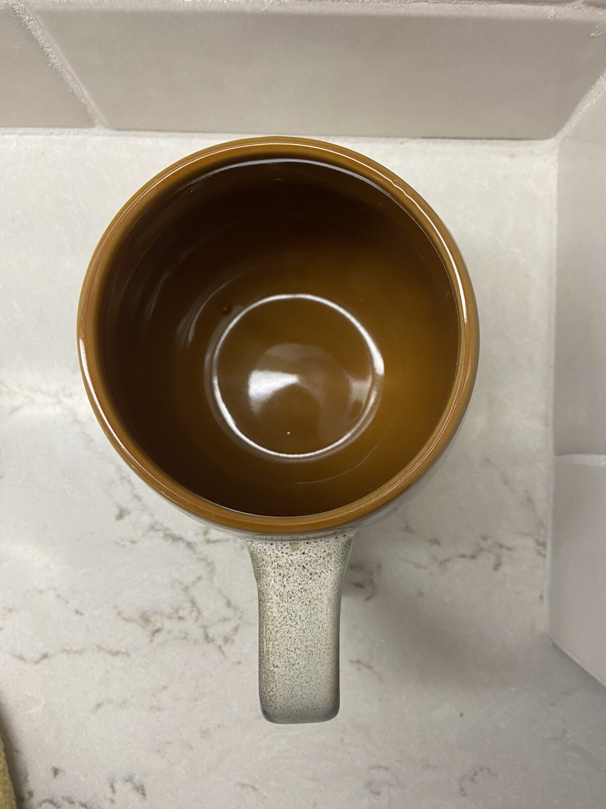 Meritage Large Brown Coffee Cup Mt Lexington Dishwasher Safe Blue Mug 20 Oz