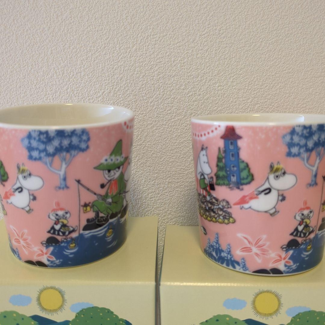 Moomin Arabia Mug 2 Set Simple Joy 2026 Moominvalley Park Limited Japan
