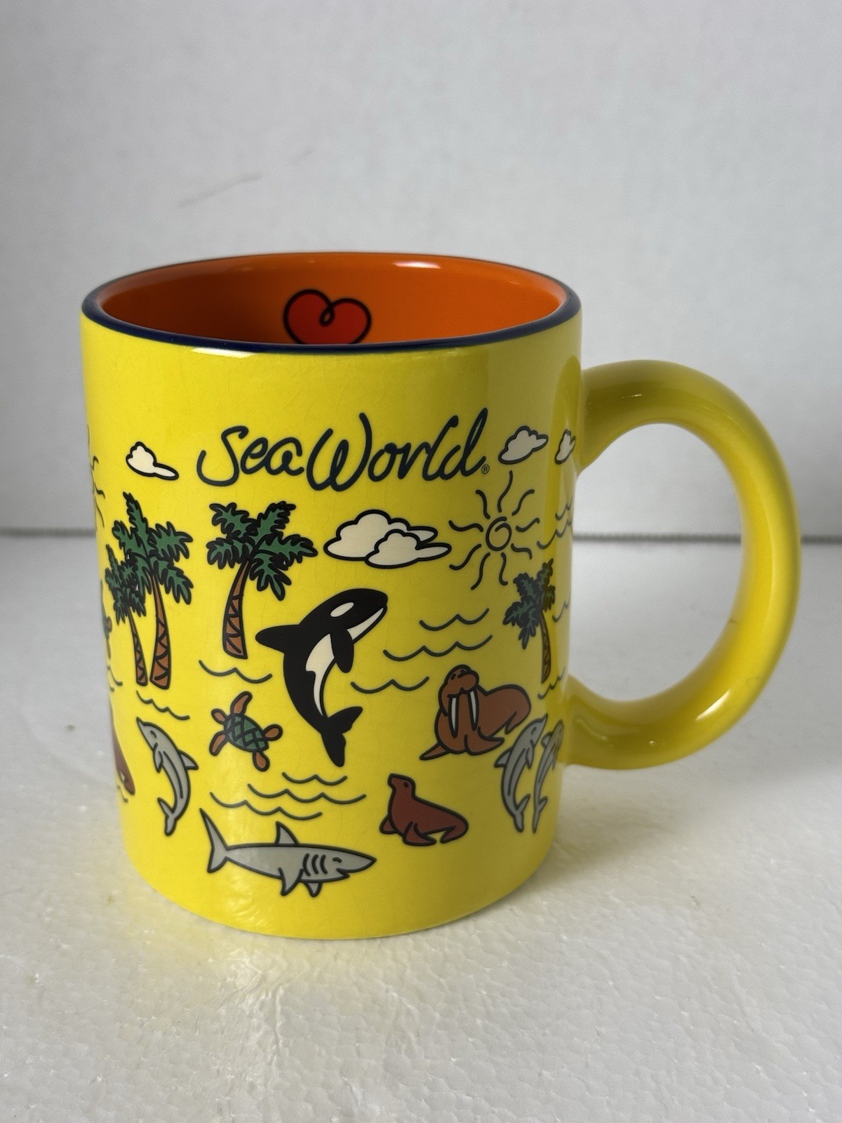 Seaworld Coffee Mug. Art Deco Print Mug