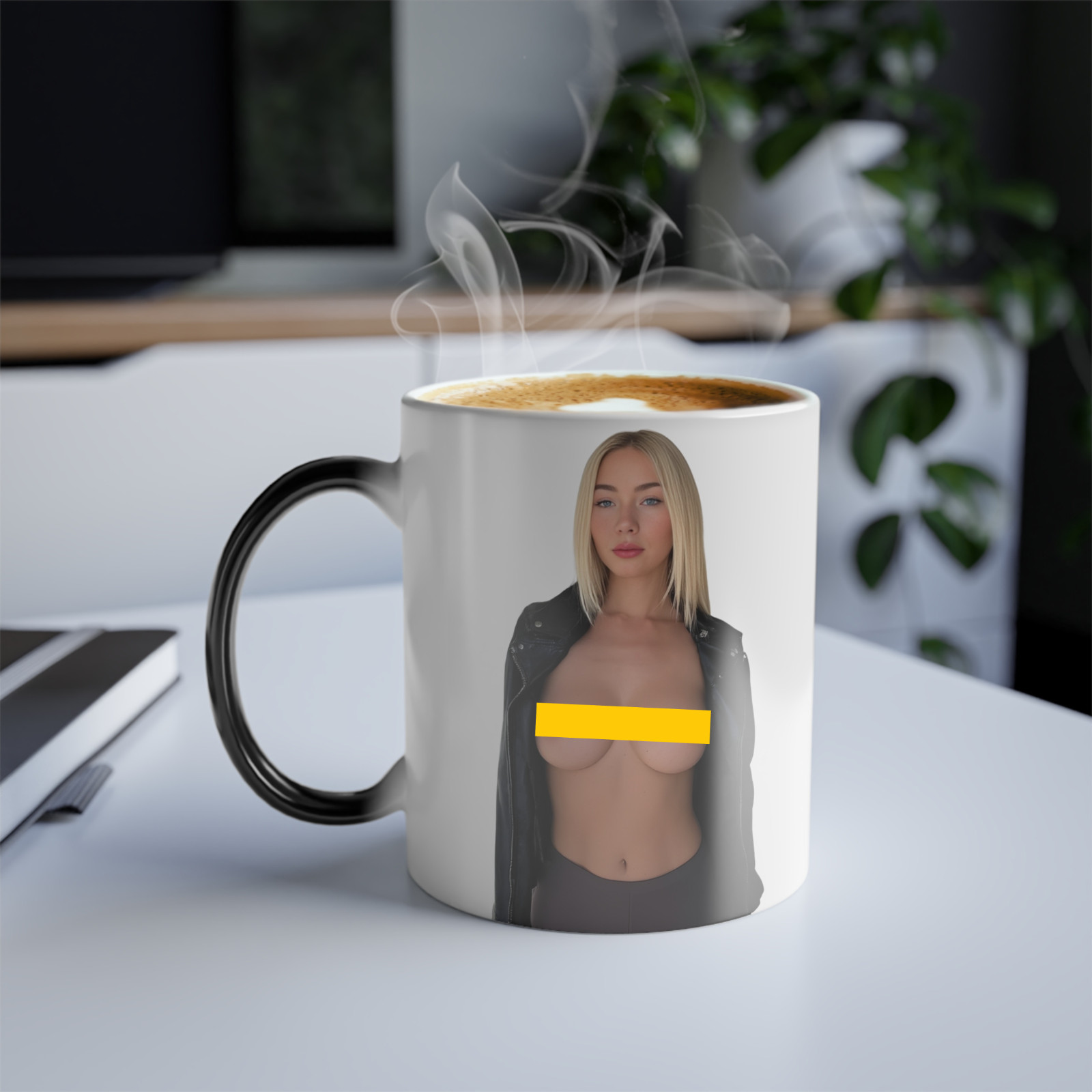 Adult Humor Heat Mug Activated Mature women Photo Cup Prank Gift for men funny