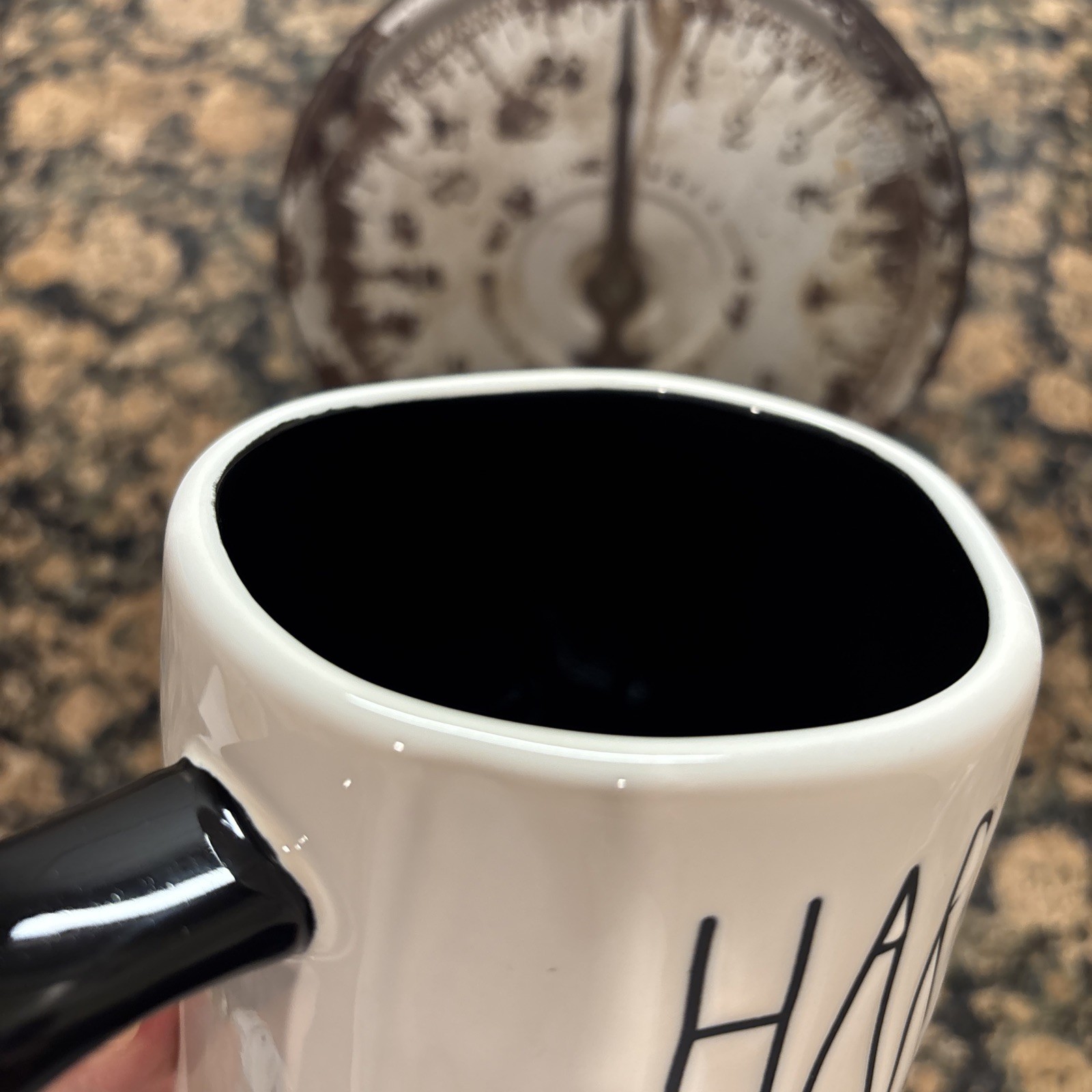 Rae Dunn Harry Potter Coffee Mug Lightning Bolt Glasses White Black Ceramic Cup
