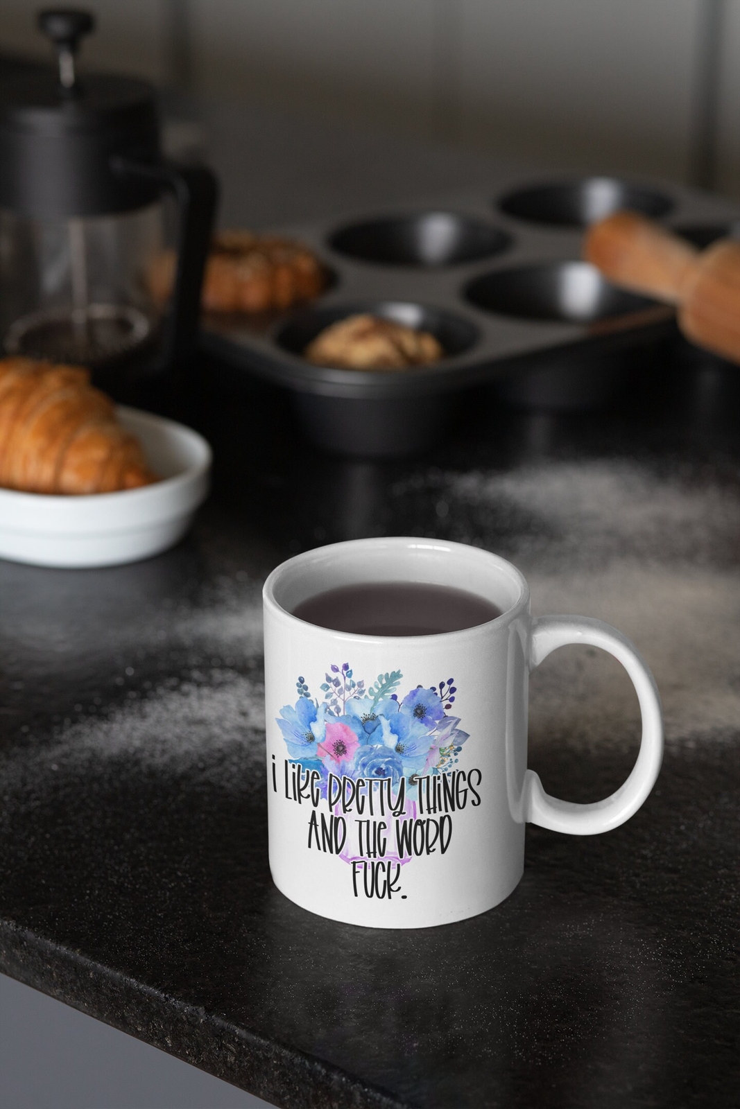 I like Pretty Things and the F Word Adult| Coffee Gift | Hilarious White