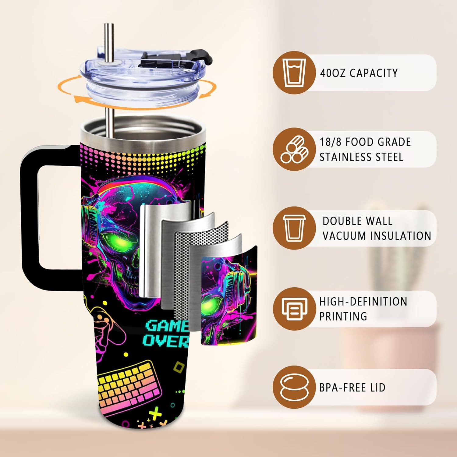 Gamer Gifts for Gamers Men Teen Boys, Gaming Gifts for Him Teen Son Adults, Gami