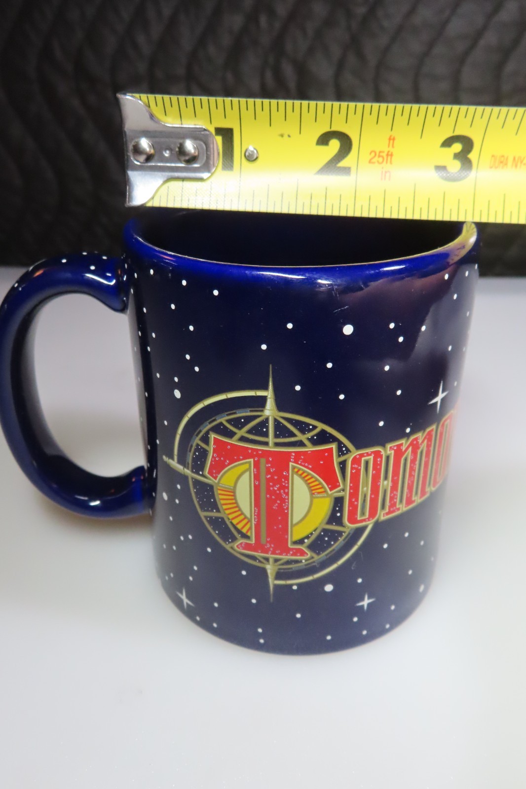 TOMORROWLAND DISNEY COFFEE MUG TEA CUP MUG Art Deco Mug Made In USA Disneyland