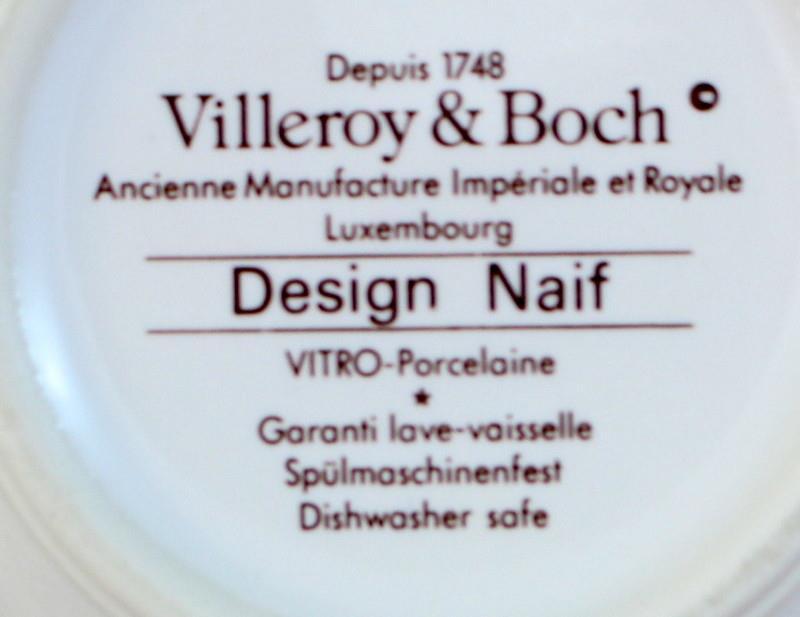 Villeroy and Boch Design Naif Group of 3 Mugs Various Designs