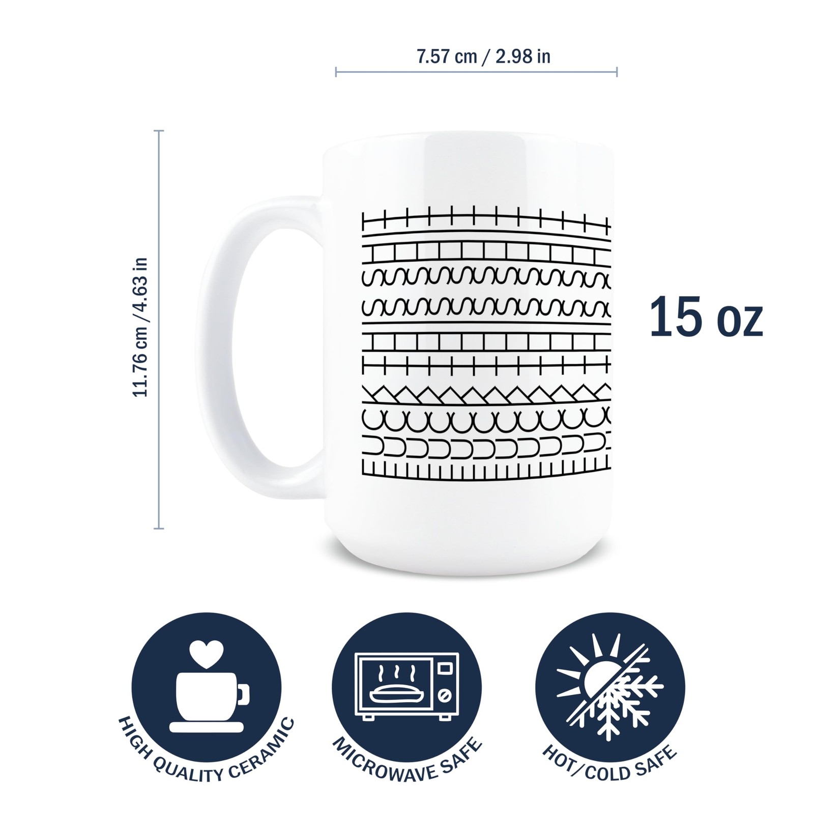 Hogg Hidden Message Coffee Mug, 15 oz Ceramic Funny Coffee Cup, Hidden Messag…