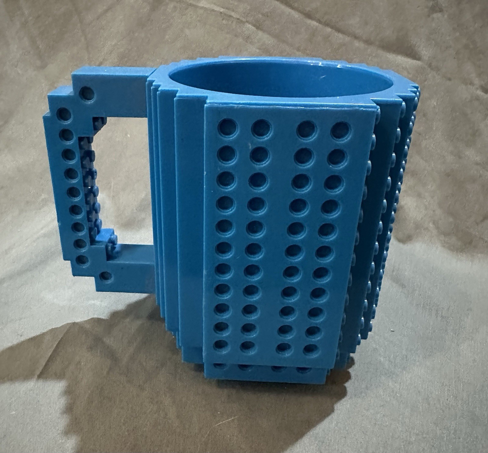 Build On Brick Set Of 3 Mugs, Red, Green, And Blue In Color