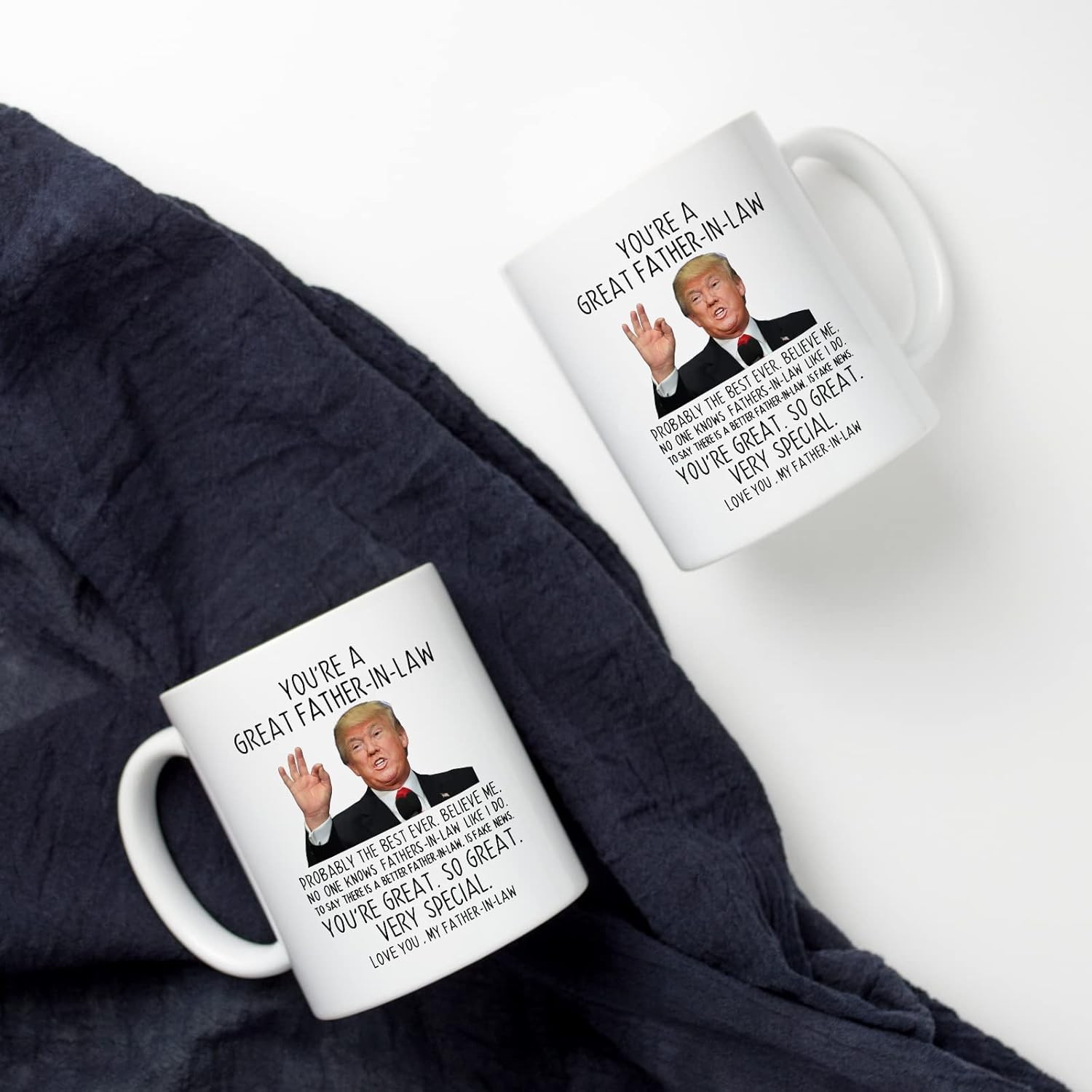 Aurahouse You’re A Great Father in Law 11 Oz Coffee Mug, Funny Gifts for Father-